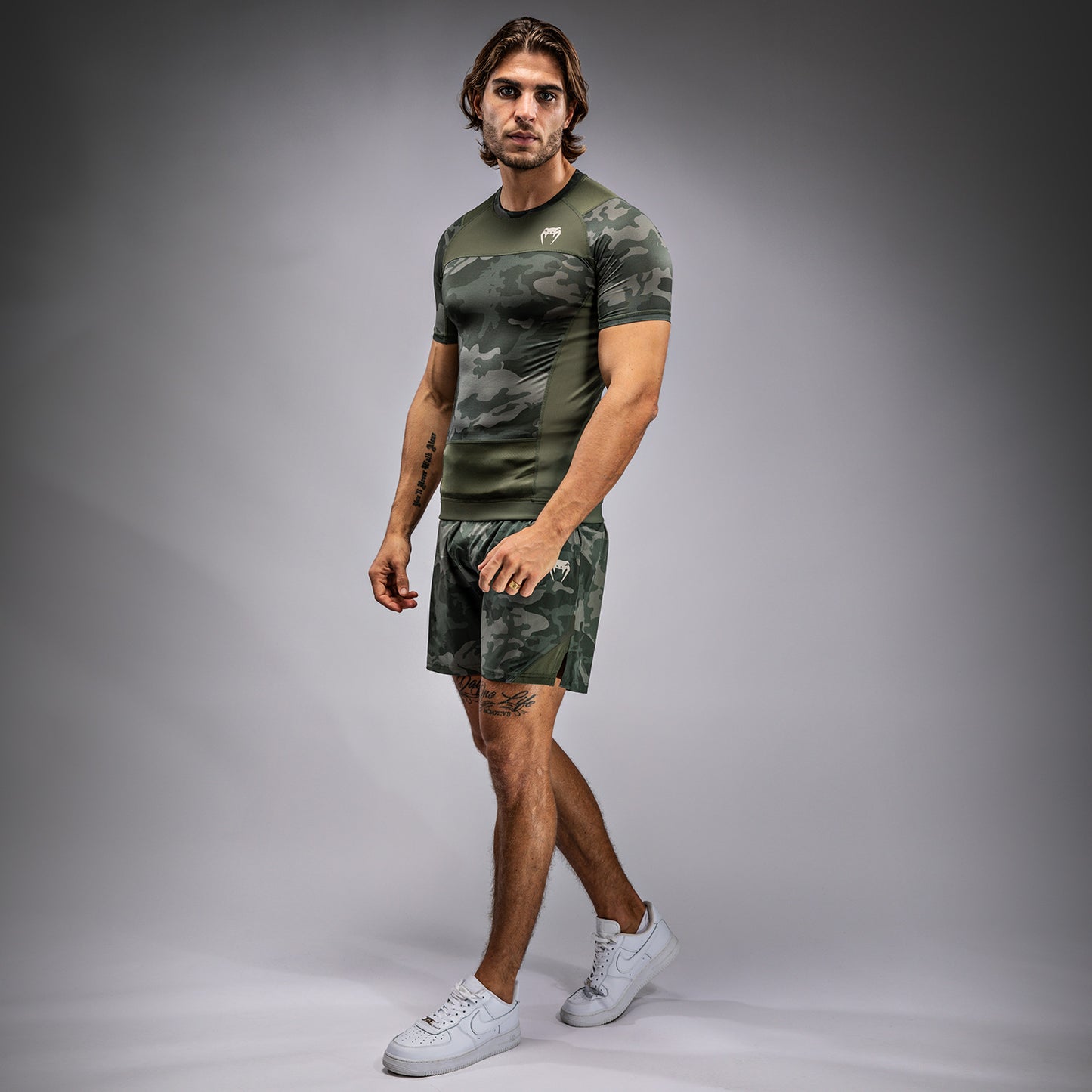 Venum G-Fit Air Rashguard a maniche Corte - Camo Esercito