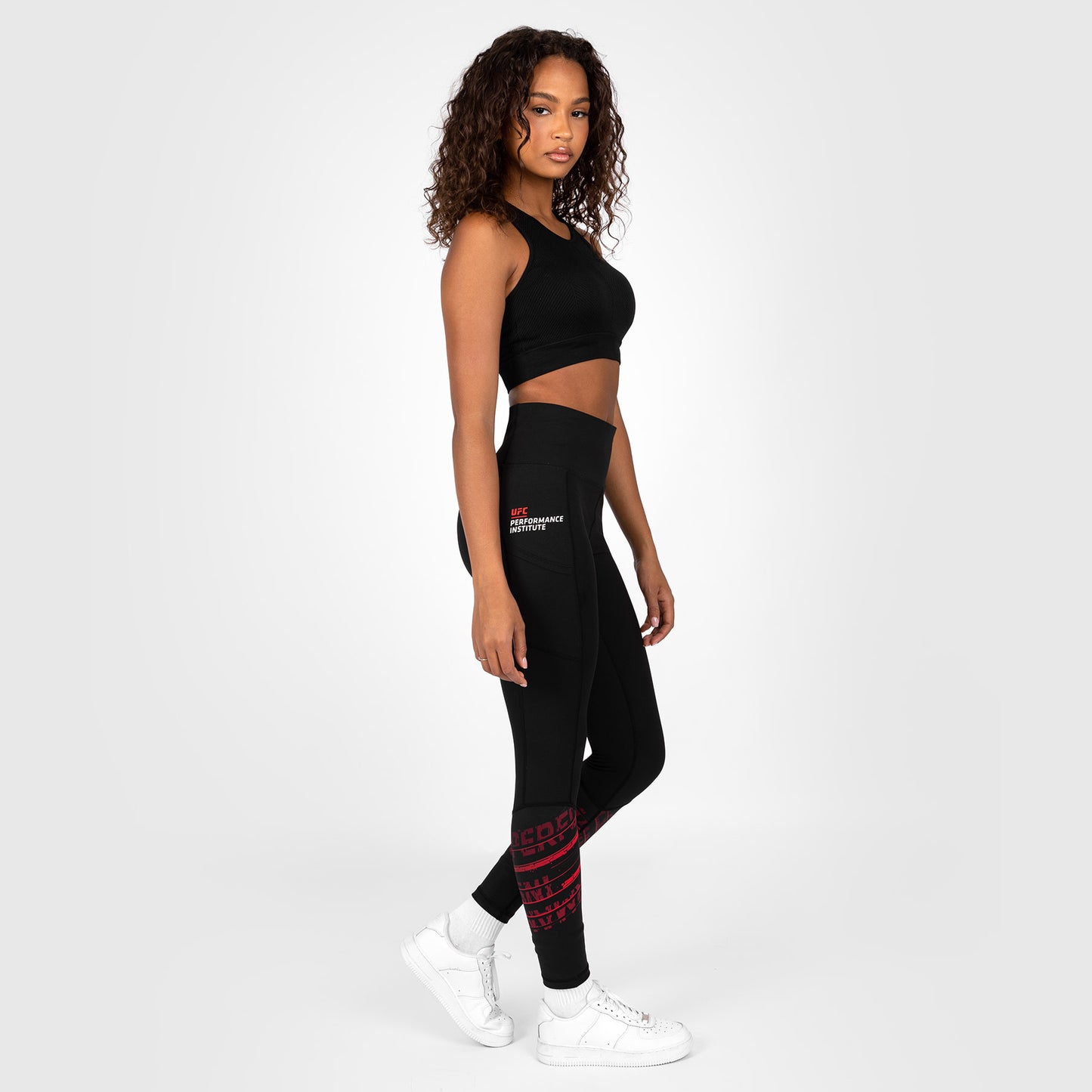 UFC Venum Performance Institute 2.0 Performance Tight da Donna - Nero/Rosso