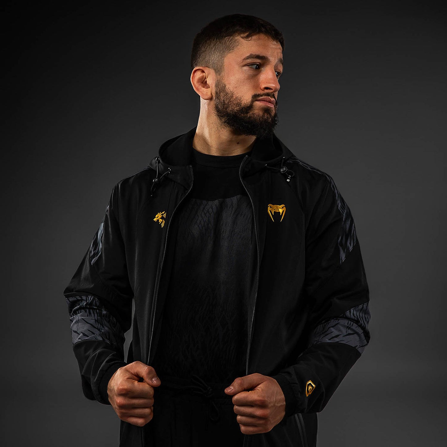 Venum x Chimaev Giacca Tuta - Nero/Grigio