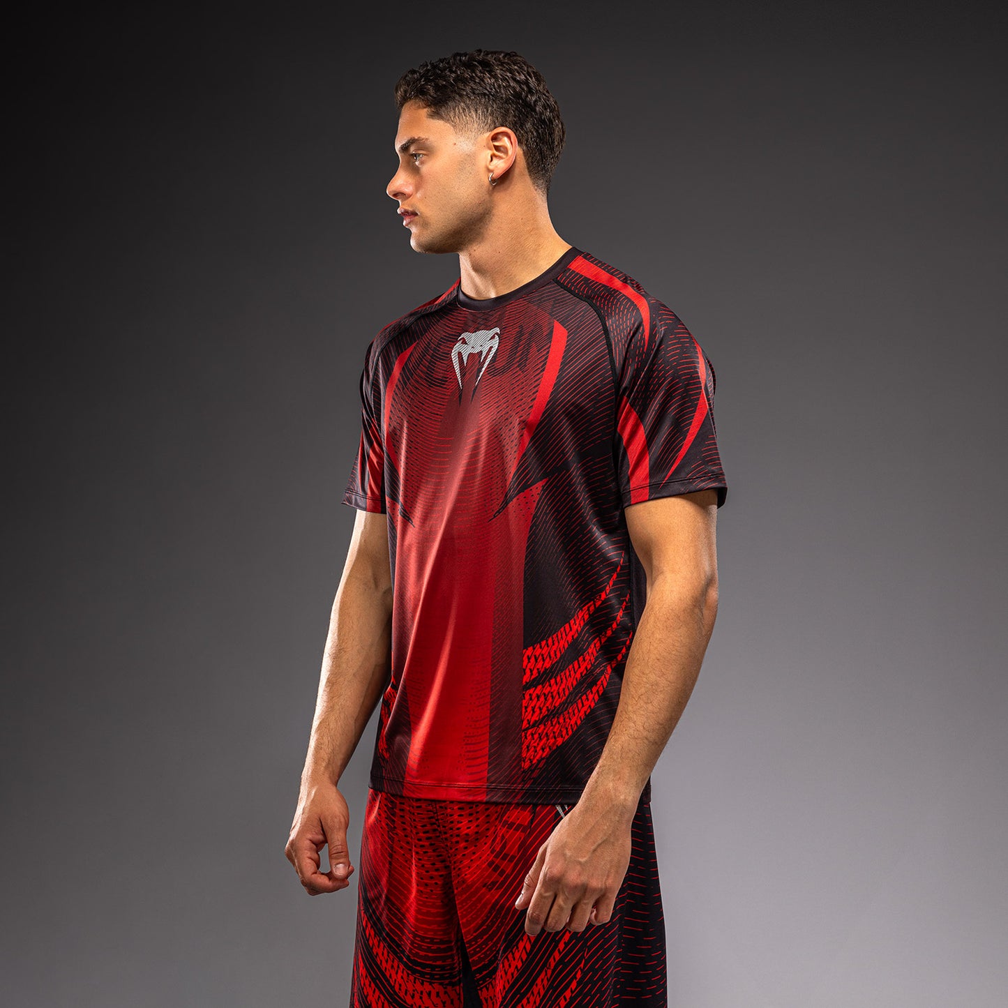 Venum Galactic 3.0 Maglietta Dry Tech - Rosso/Argento
