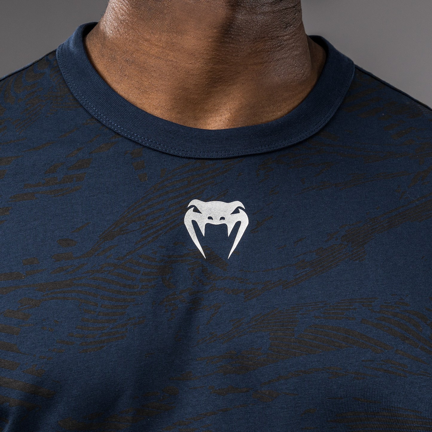 UFC Fusion by Venum Fight Week Maglietta a Manica Corta per Uomo - Blu oceanico