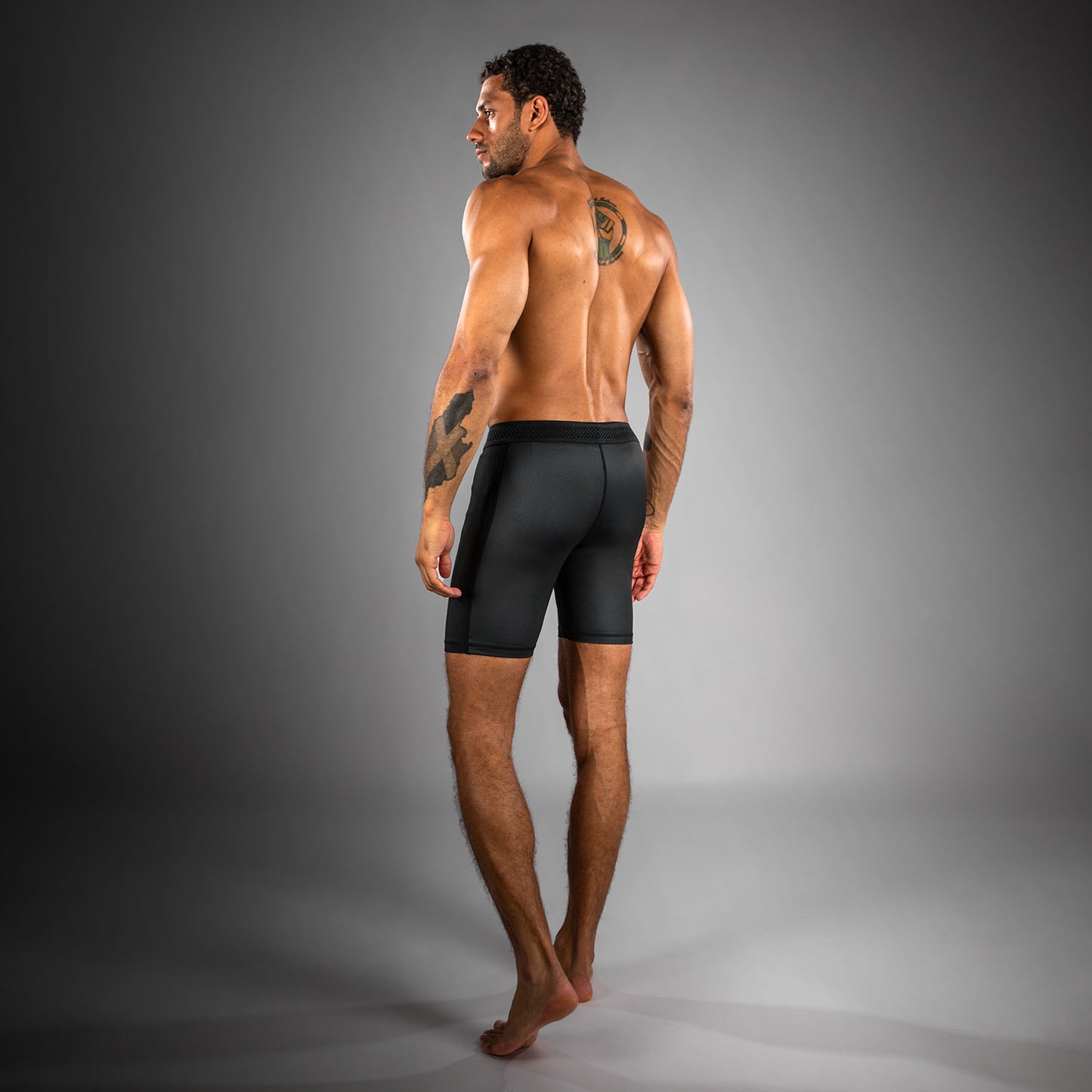 Venum No Gi Vale Tudo Pantaloncini - Nero/Grigio Argento