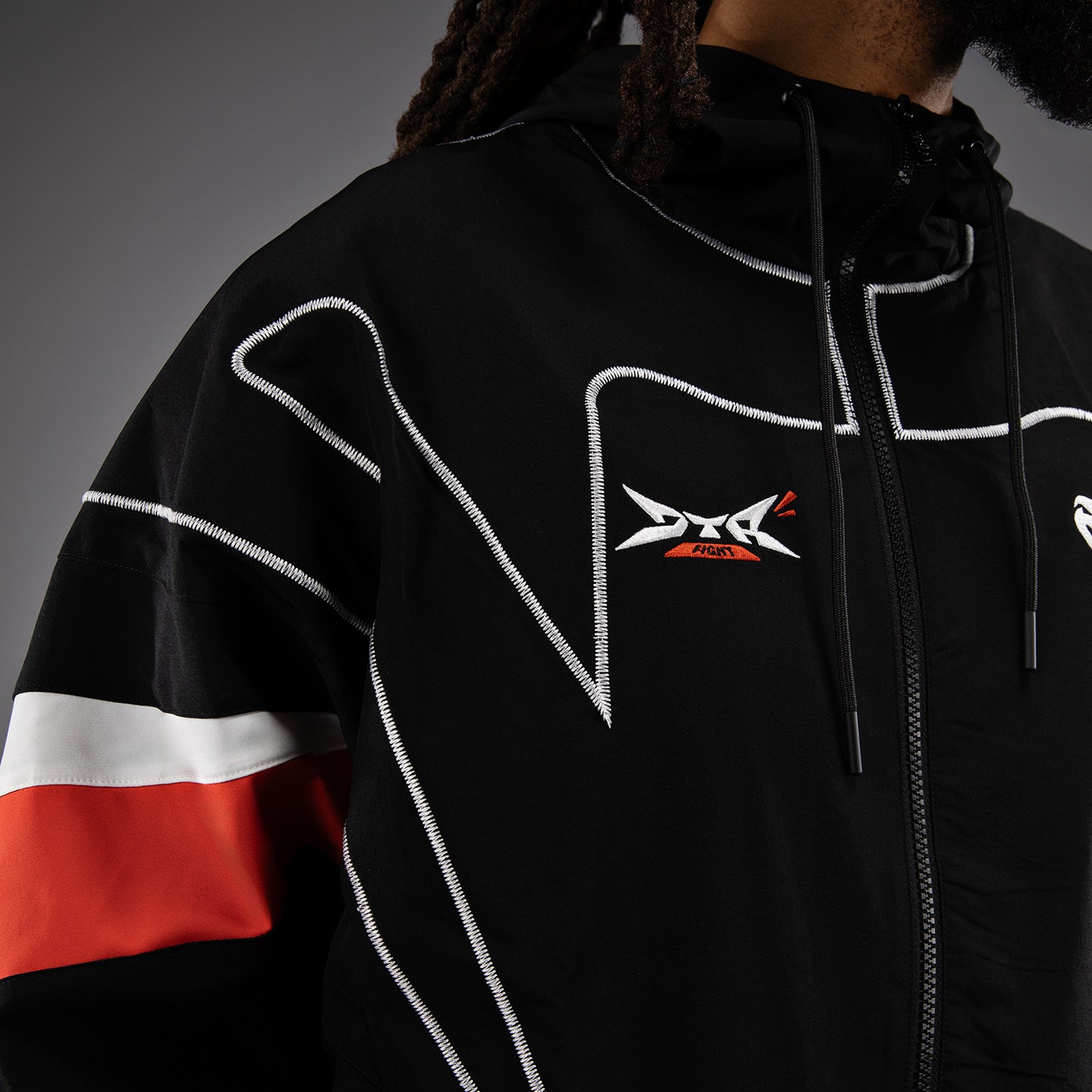 Venum x DTR Fight Attack 90 Giacca Tuta - Nero/Arancio
