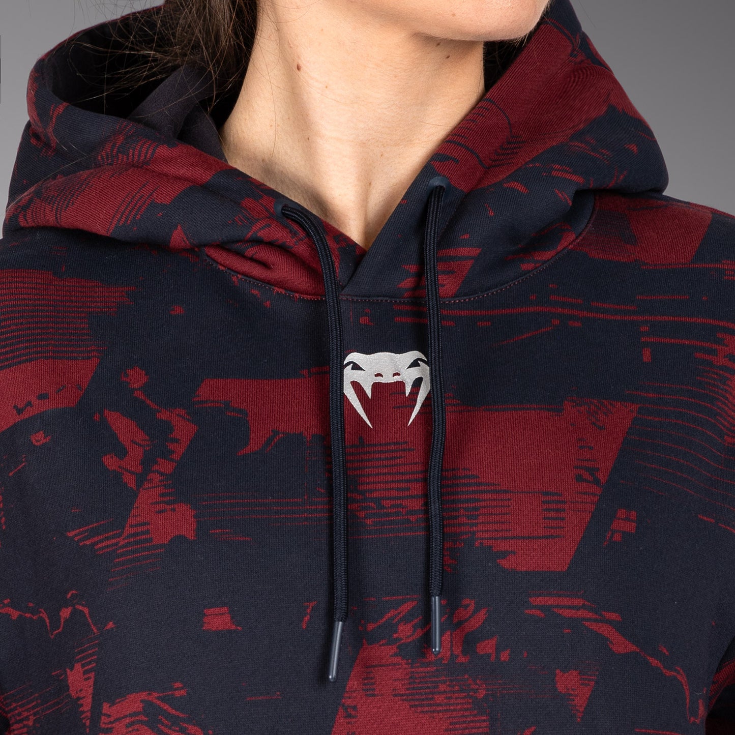 UFC Zenith by Venum Authentic Fight Week Felpa Donna - Blu navy/Bordeaux/Argento