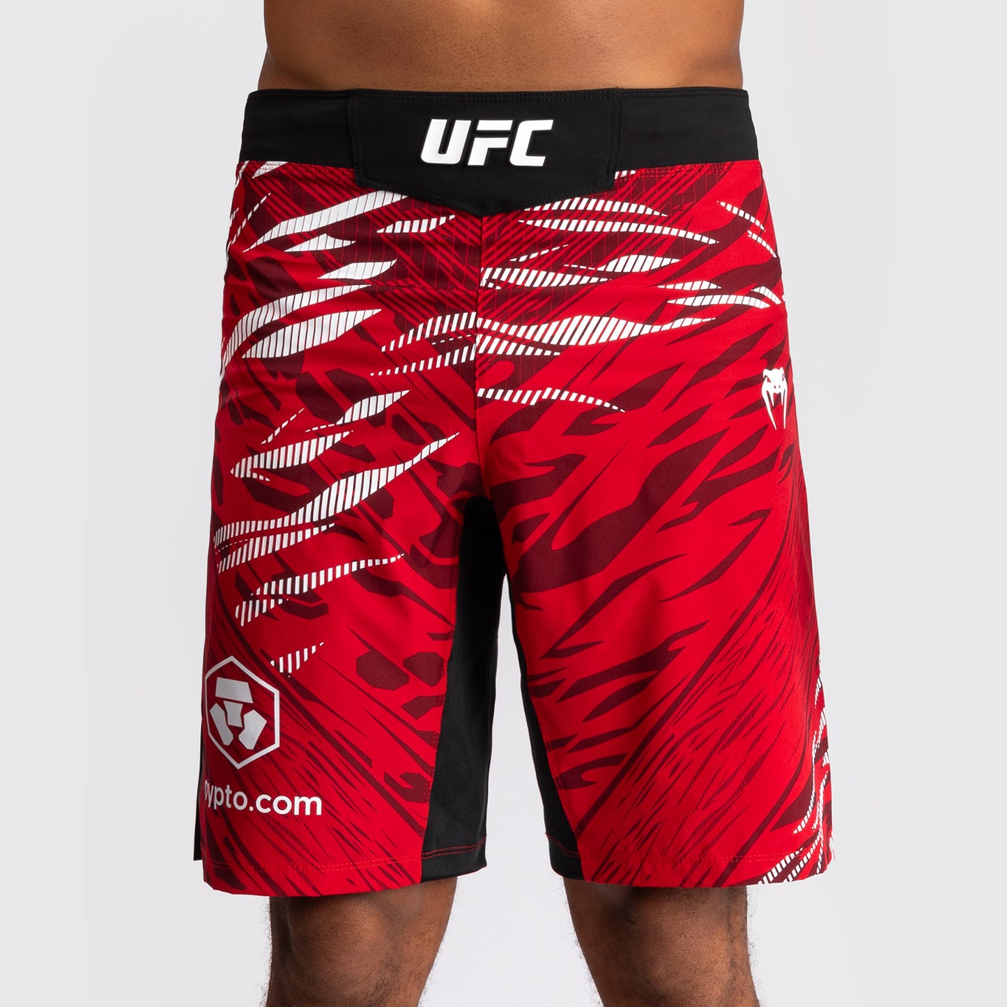 UFC Fusion by Venum Personalizzati Authentic Fight Night Shorts da Lotta per Uomo - Fit Largo - Rosso