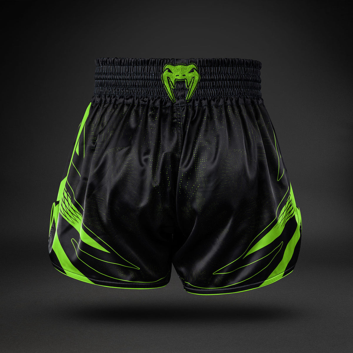 Venum Amazonia Reborn Pantaloncini da Muay Thai - Nero/Verde