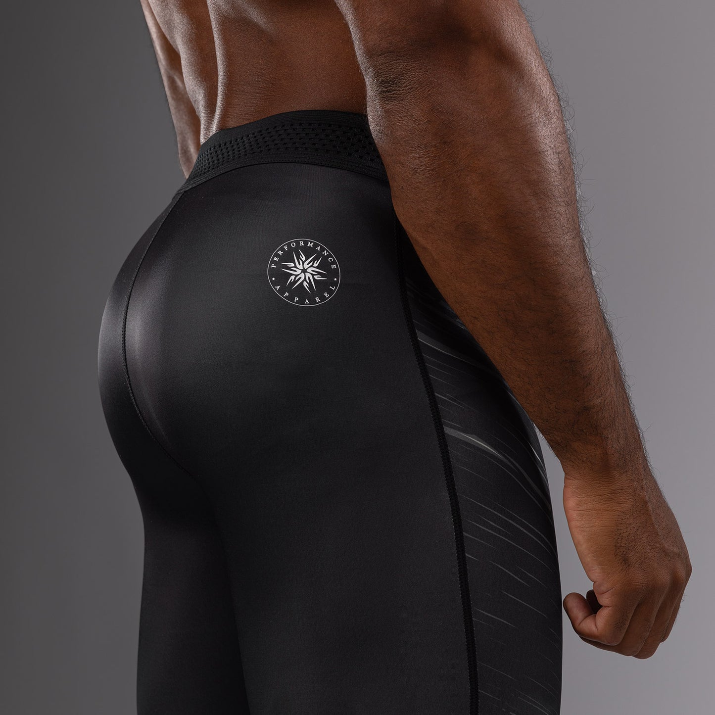 Venum Rapid Pantaloni a compressione - Nero/Grigio Tempesta