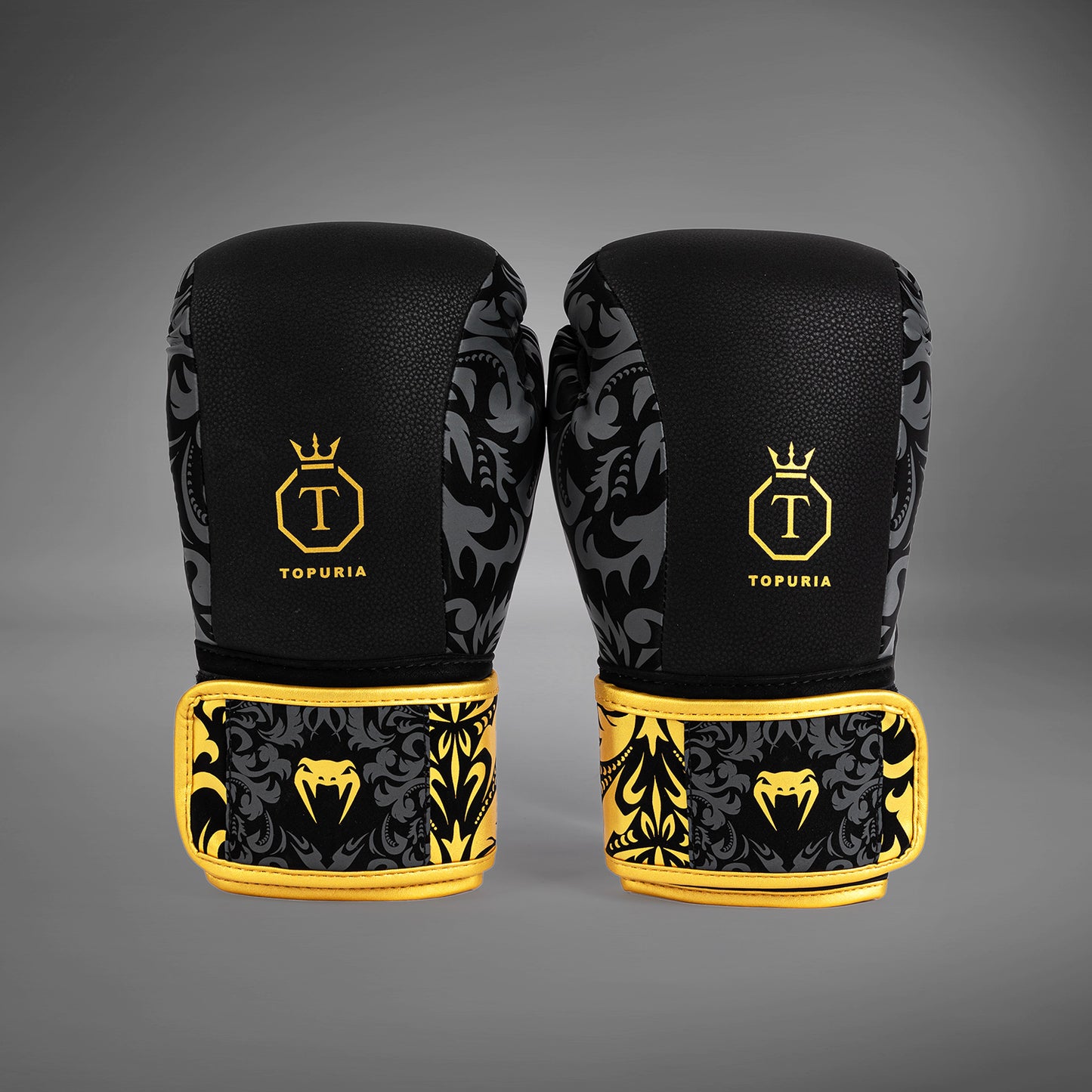 Venum x Topuria Unmatched Edition Guanti da Boxe - Nero/Oro