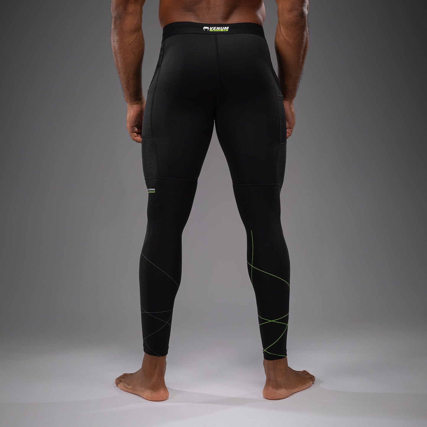 Venum Training Camp 4.0 Pantaloni a compressione - Nero/Verde chiaro