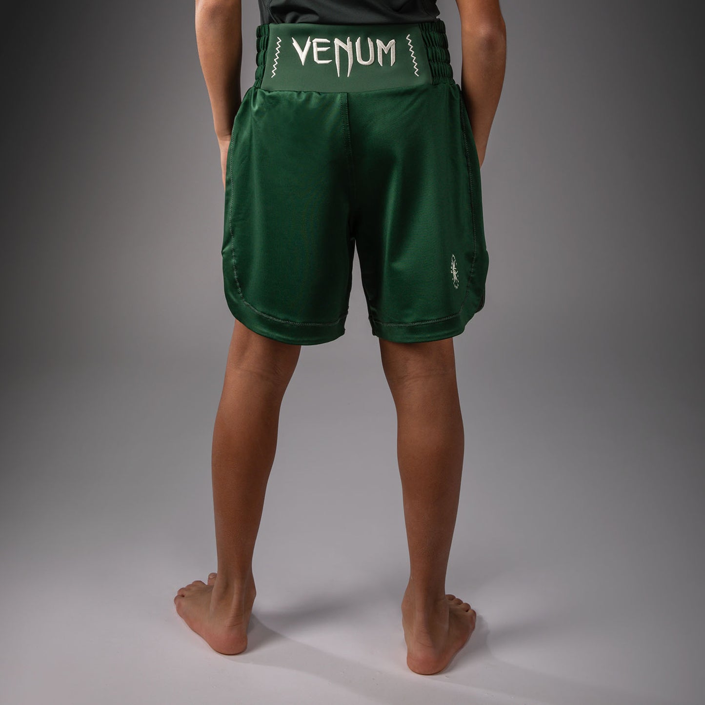 Venum Attack Pantaloncini da boxe per bambini - Verde Foresta/Avorio
