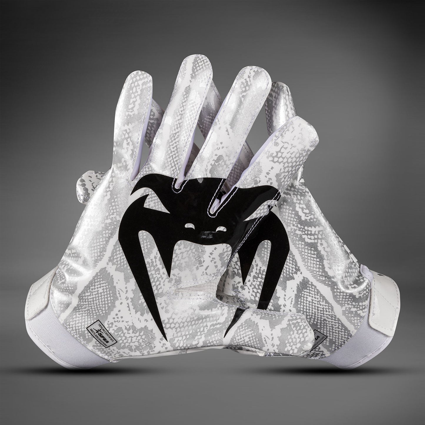Venum Elite Guanti da football - Bianco/Nero