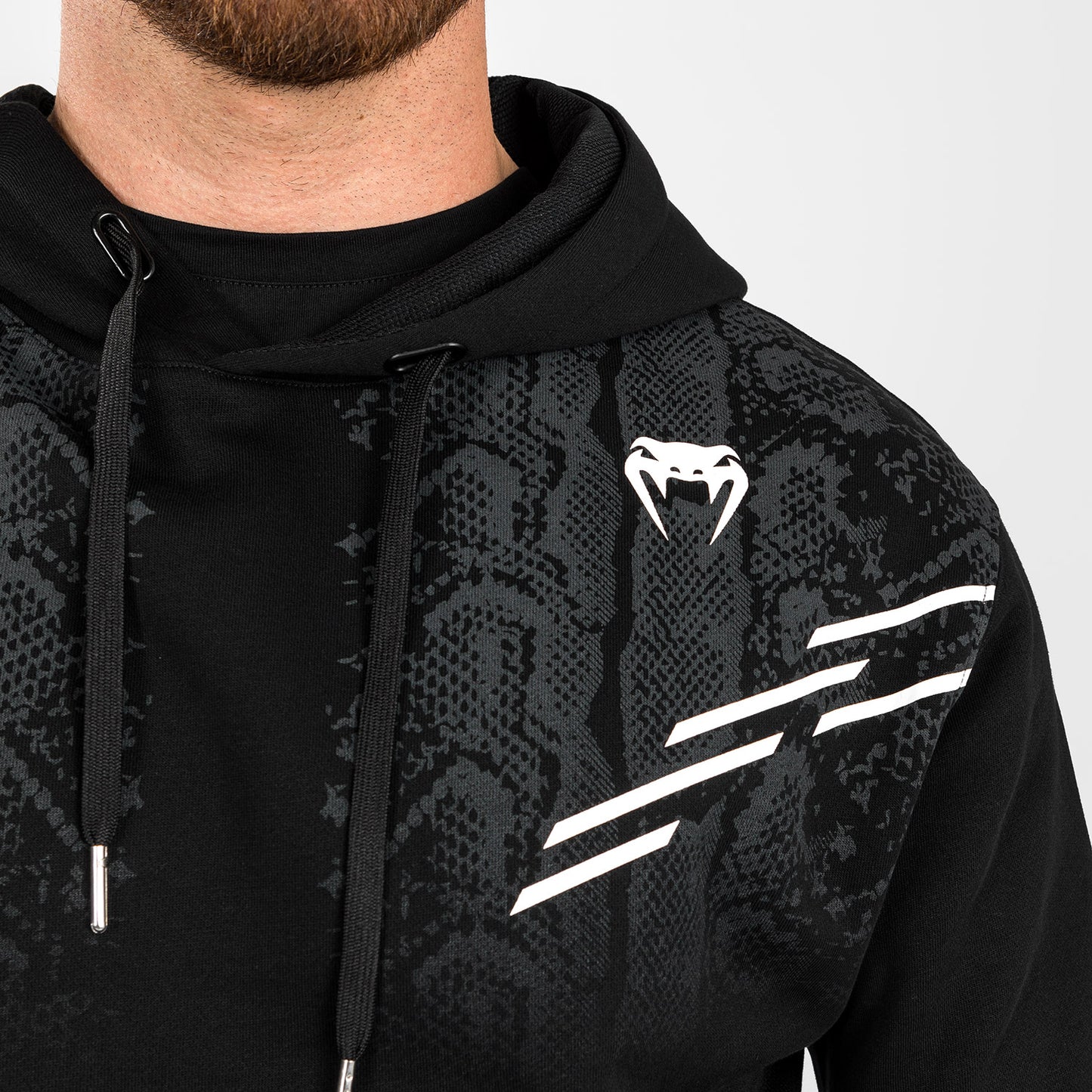 UFC Adrenaline by Venum Replica Felpa con Cappuccio da Uomo - Nero