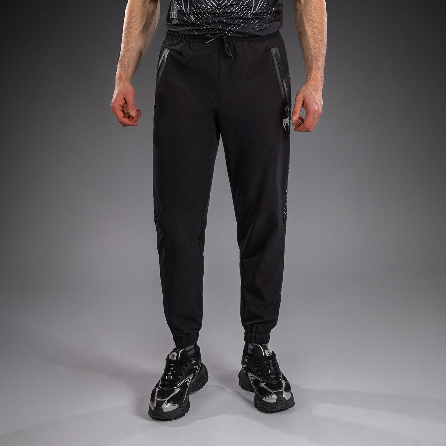 Venum Midnight Fury Pantaloni da Jogging – Nero/Grigio/Argento