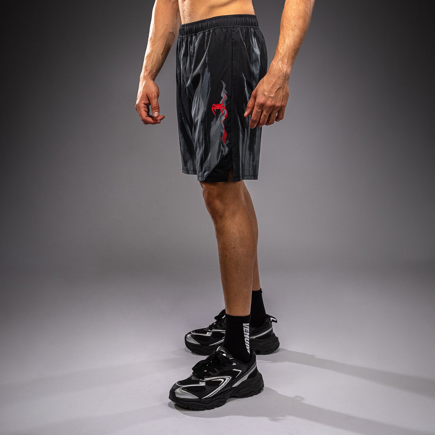 Venum Demon Pantaloncini da Allenamento - Nero/Grigio
