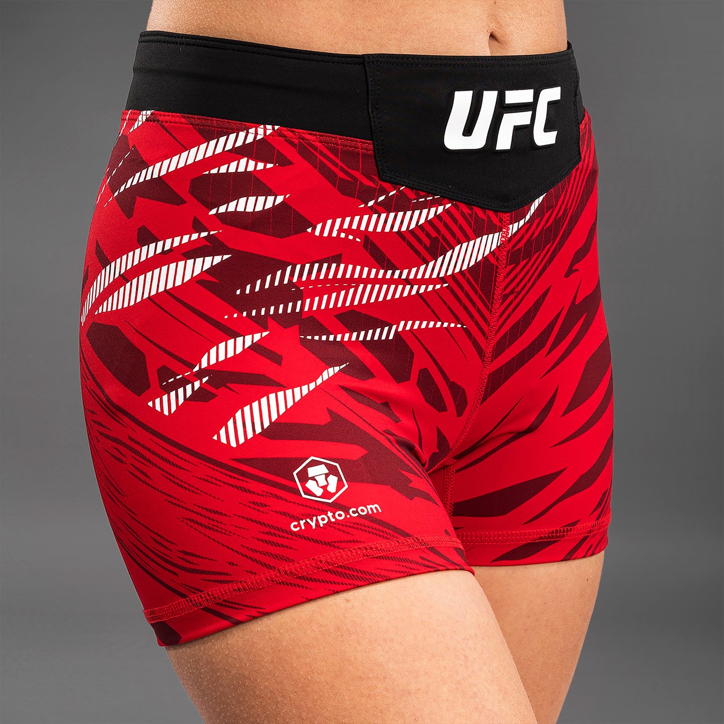 UFC Fusion by Venum Authentic Fight Night Vale Tudo Shorts per Donna - Fit Corto - Rosso