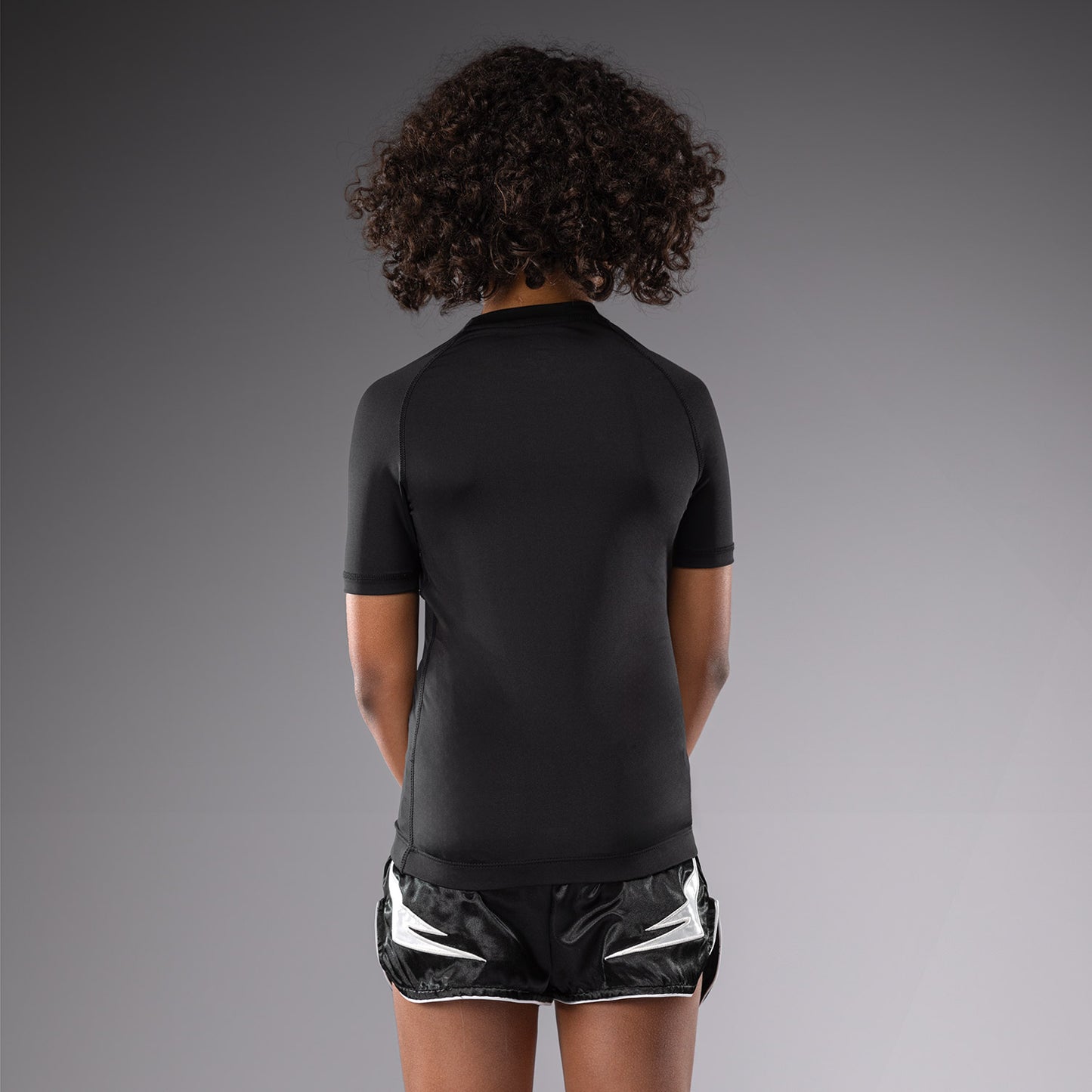 Venum Contender Rashguards per Bambini Maniche Corte - Nero