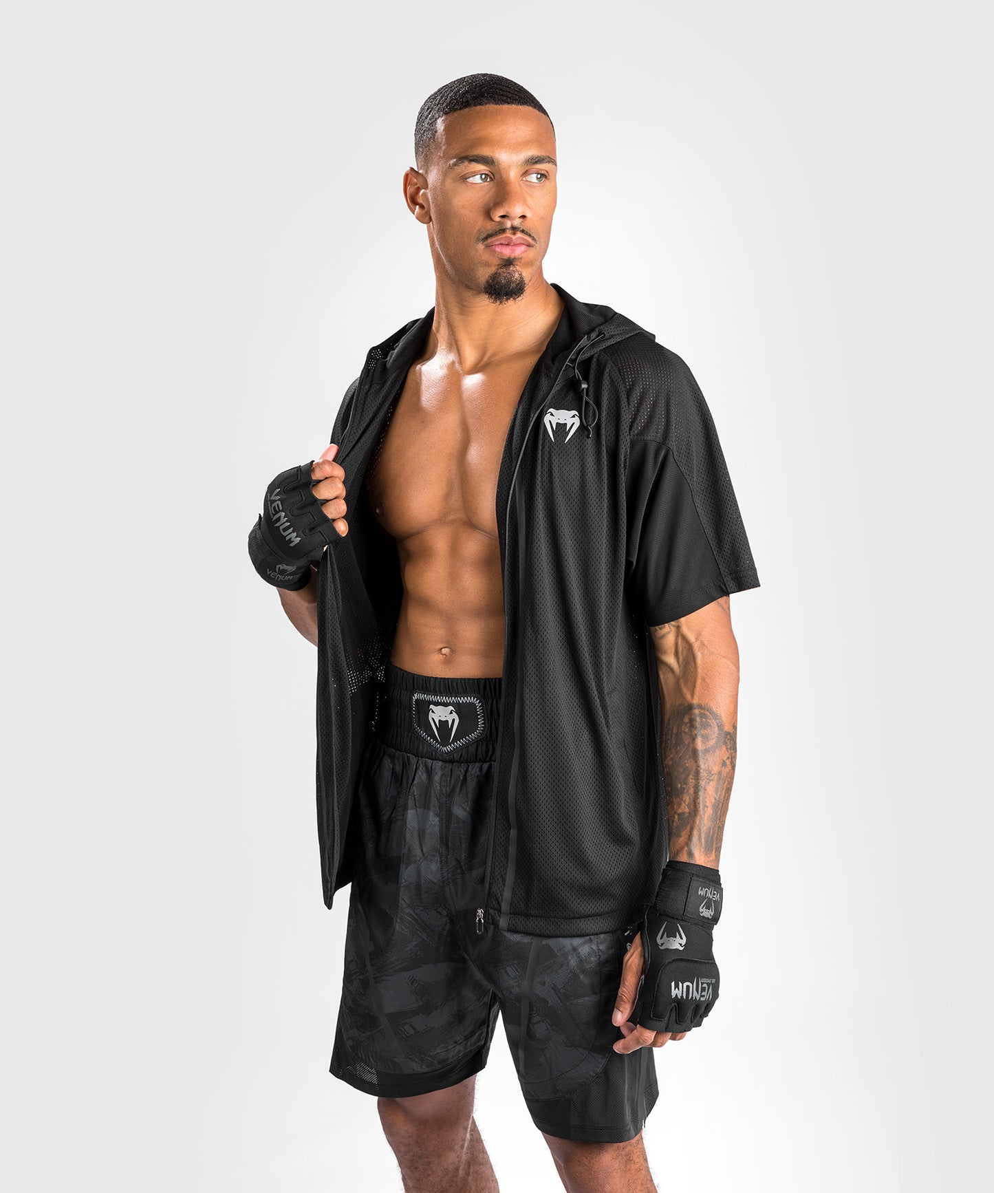 Giacca Venum Electron 3.0 Dry Tech Mesh - Maniche corte - Nera