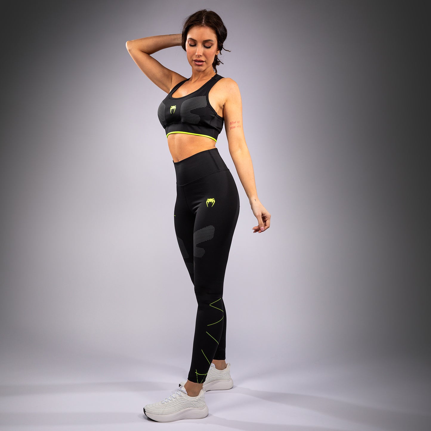 Venum Training Camp 4.0 Leggings - Nero/Neon Green