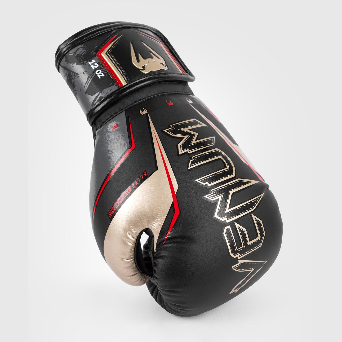 Venum Elite Evo Guanti da Boxe - Nero/Oro/Rosso