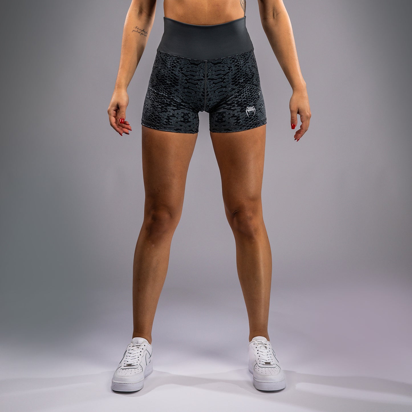 Venum Amazonia Pantaloncini da compressione da donna - Grigio scuro