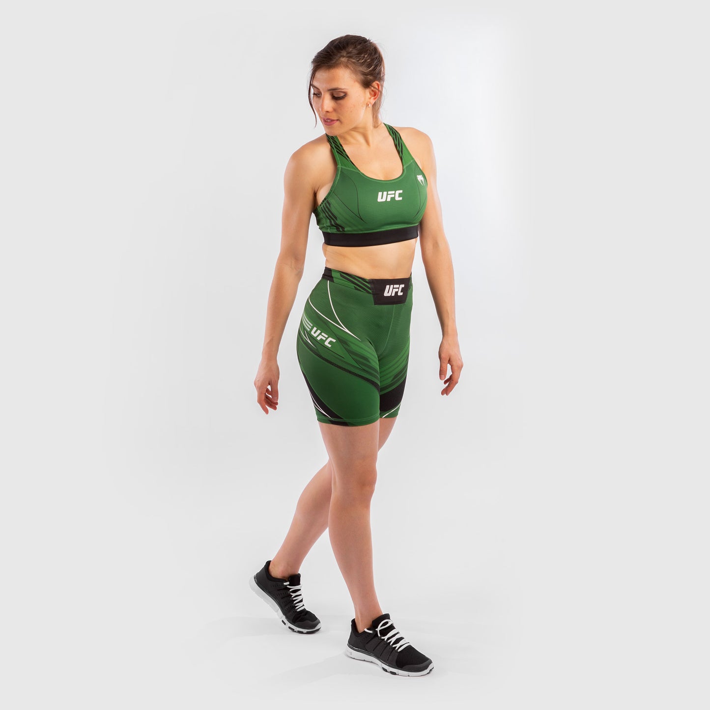 Pantaloncini da Vale Tudo Donna UFC Venum Authentic Fight Night - Vestibilità Lunga - Verde