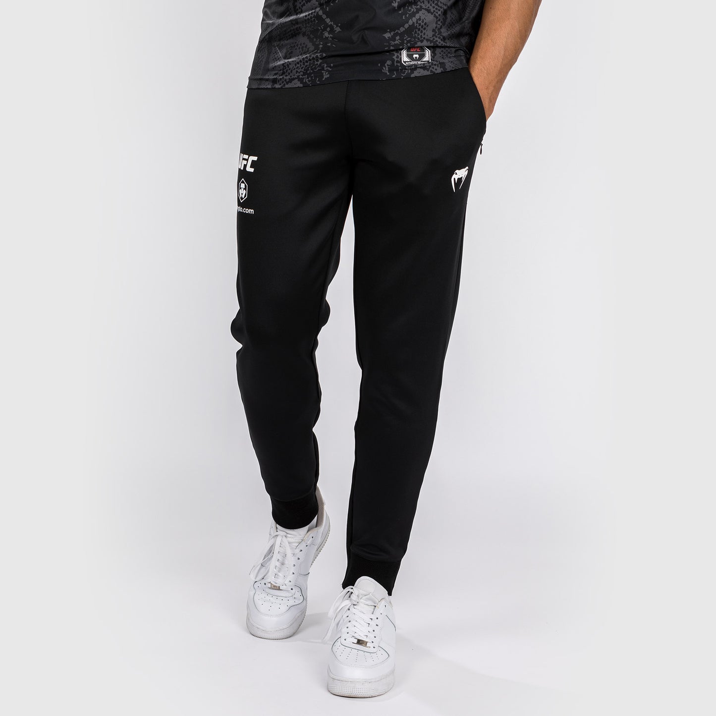 UFC Adrenaline by Venum Authentic Fight Night Pantaloni Walkout da Uomo - Nero