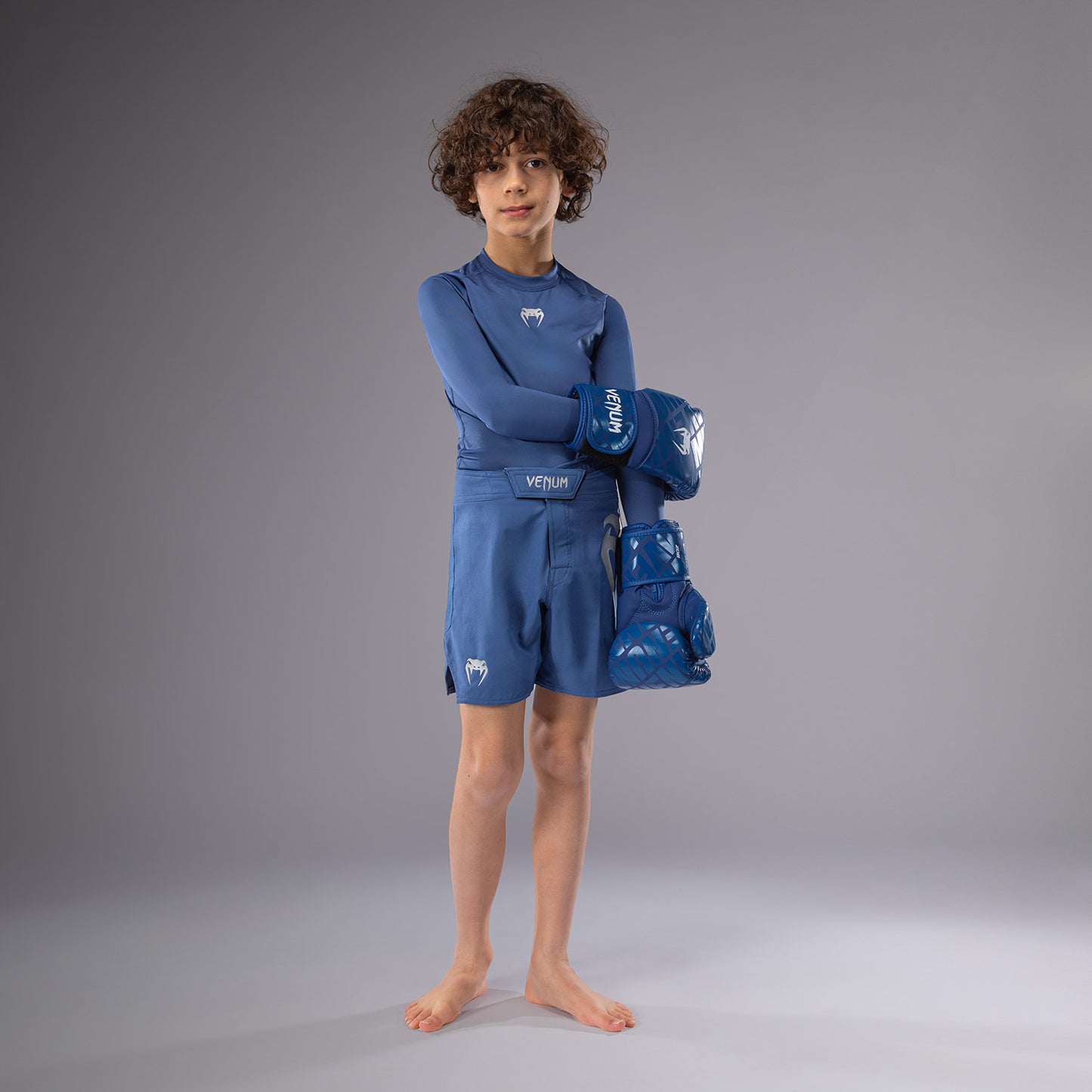 Venum Light Pantaloncini da combattimento per Bambini - blu reale