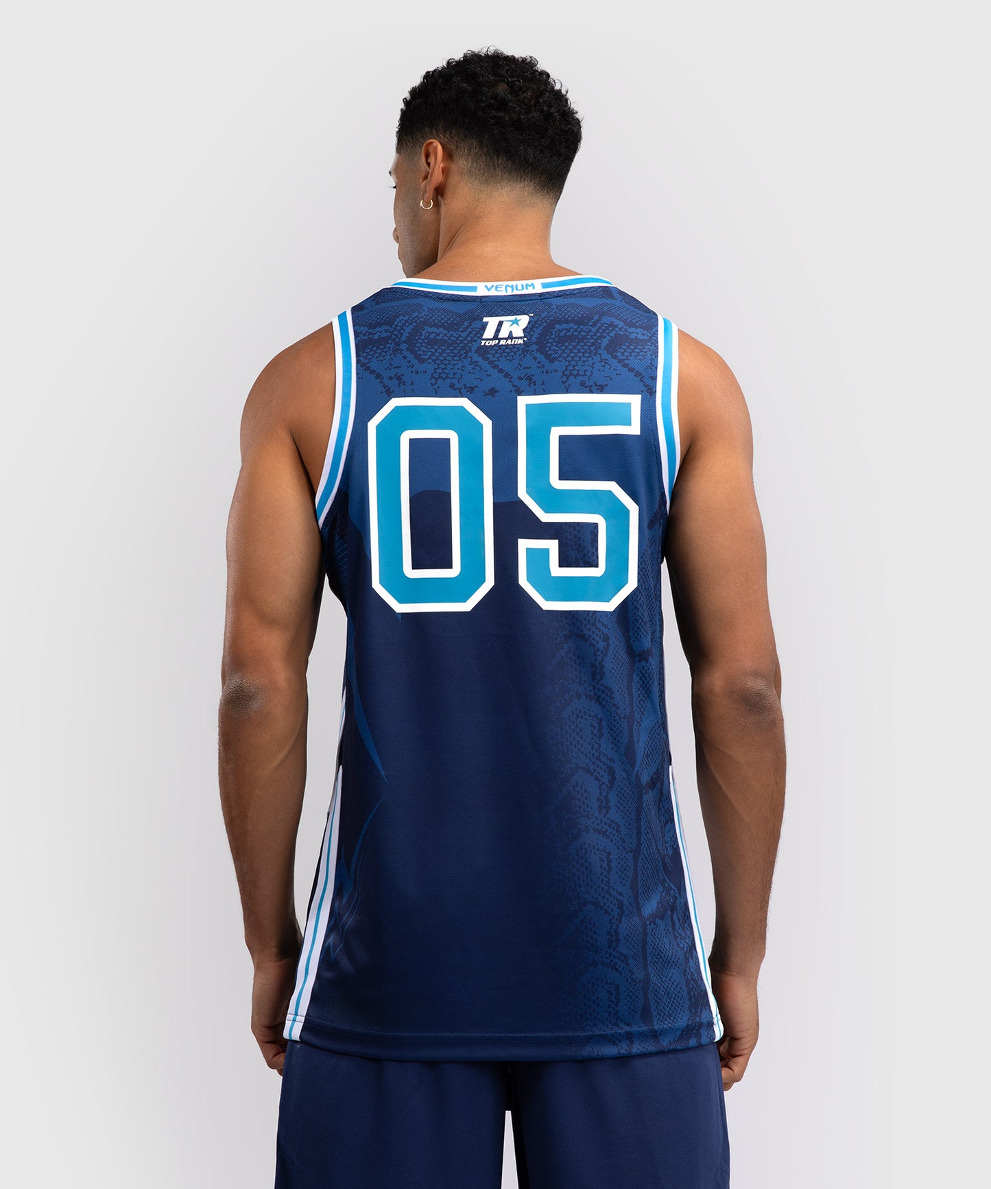 Venum x Top Rank Original Canotta da Basket da Uomo - Blu Navy