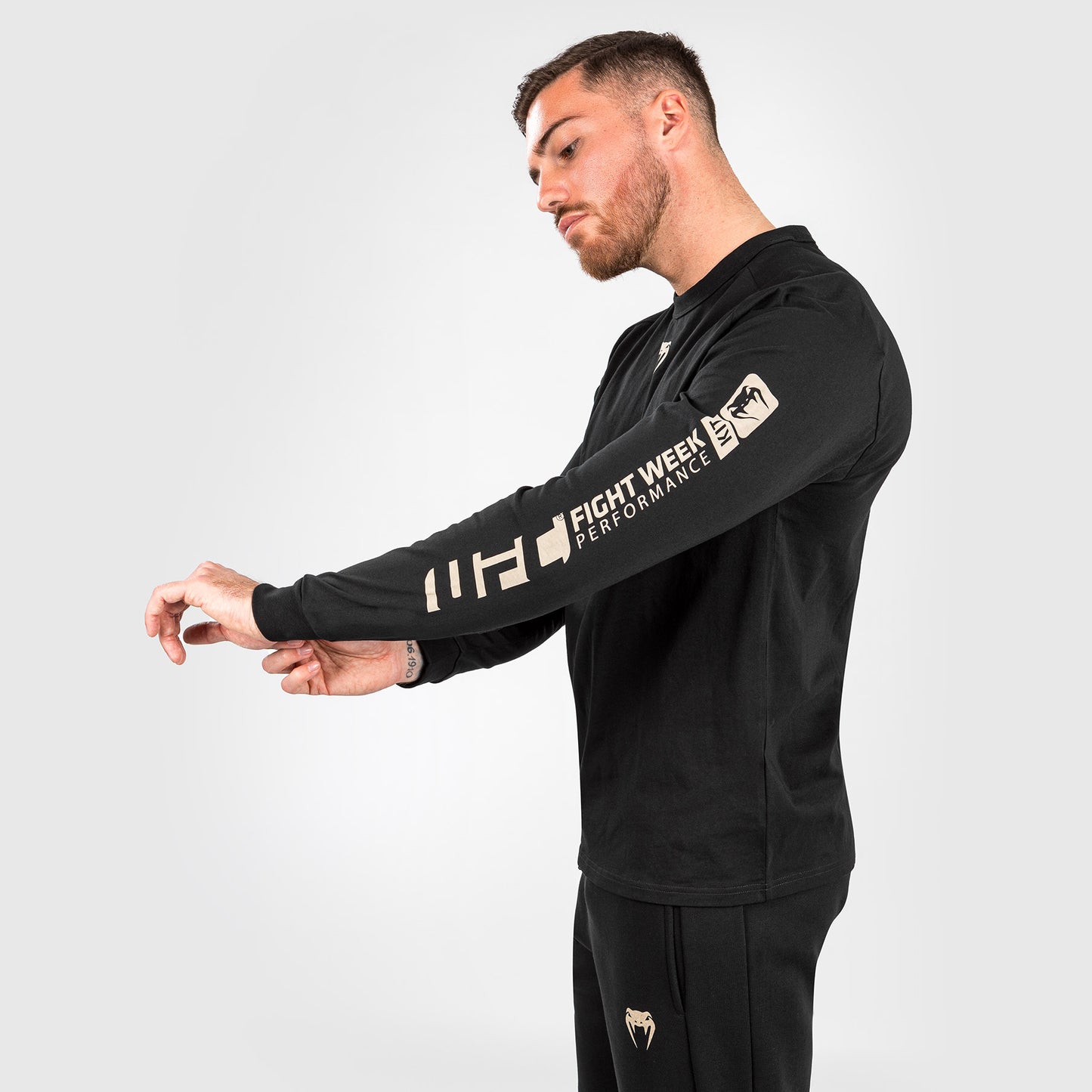 UFC Adrenaline by Venum Fight Week Maglietta a maniche lunghe da Uomo - Nero
