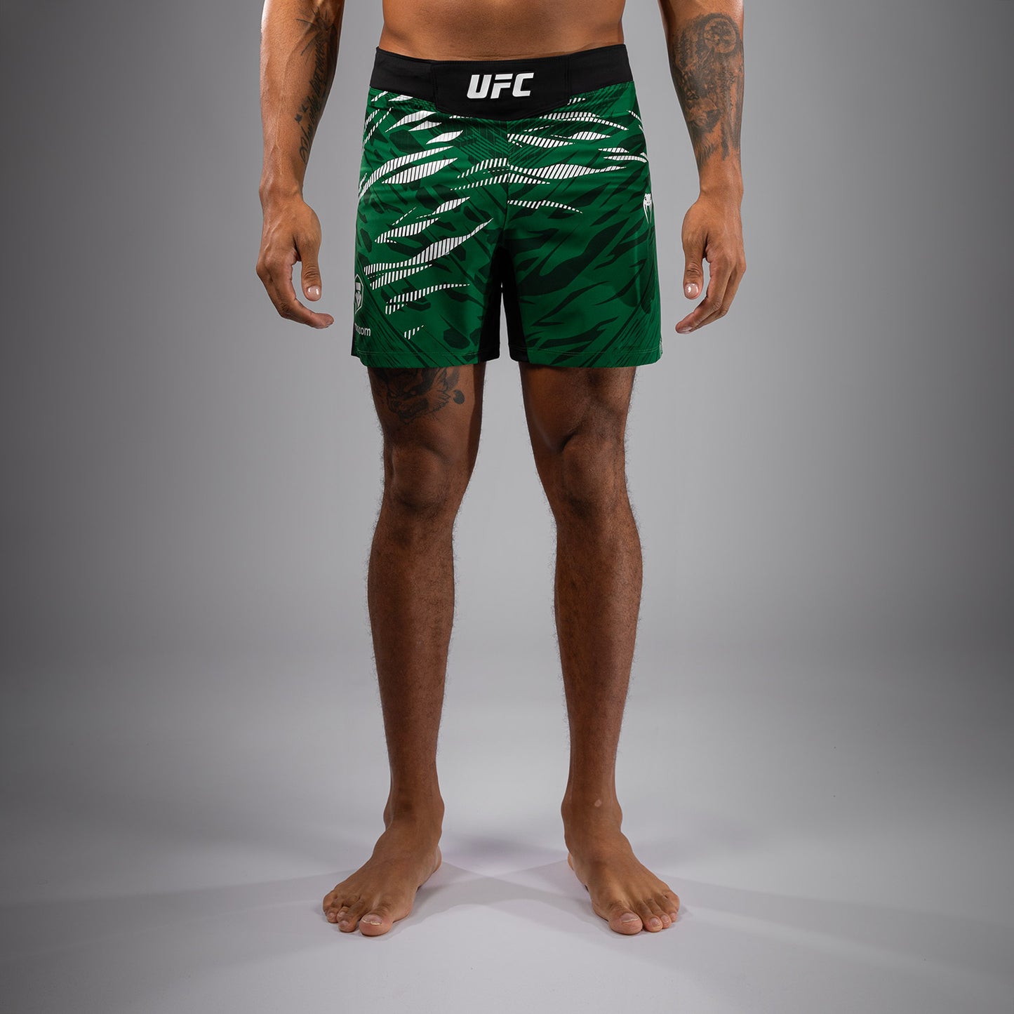 UFC Fusion by Venum Authentic Fight Night Shorts da Lotta per Uomo - Fit Corto - Verde