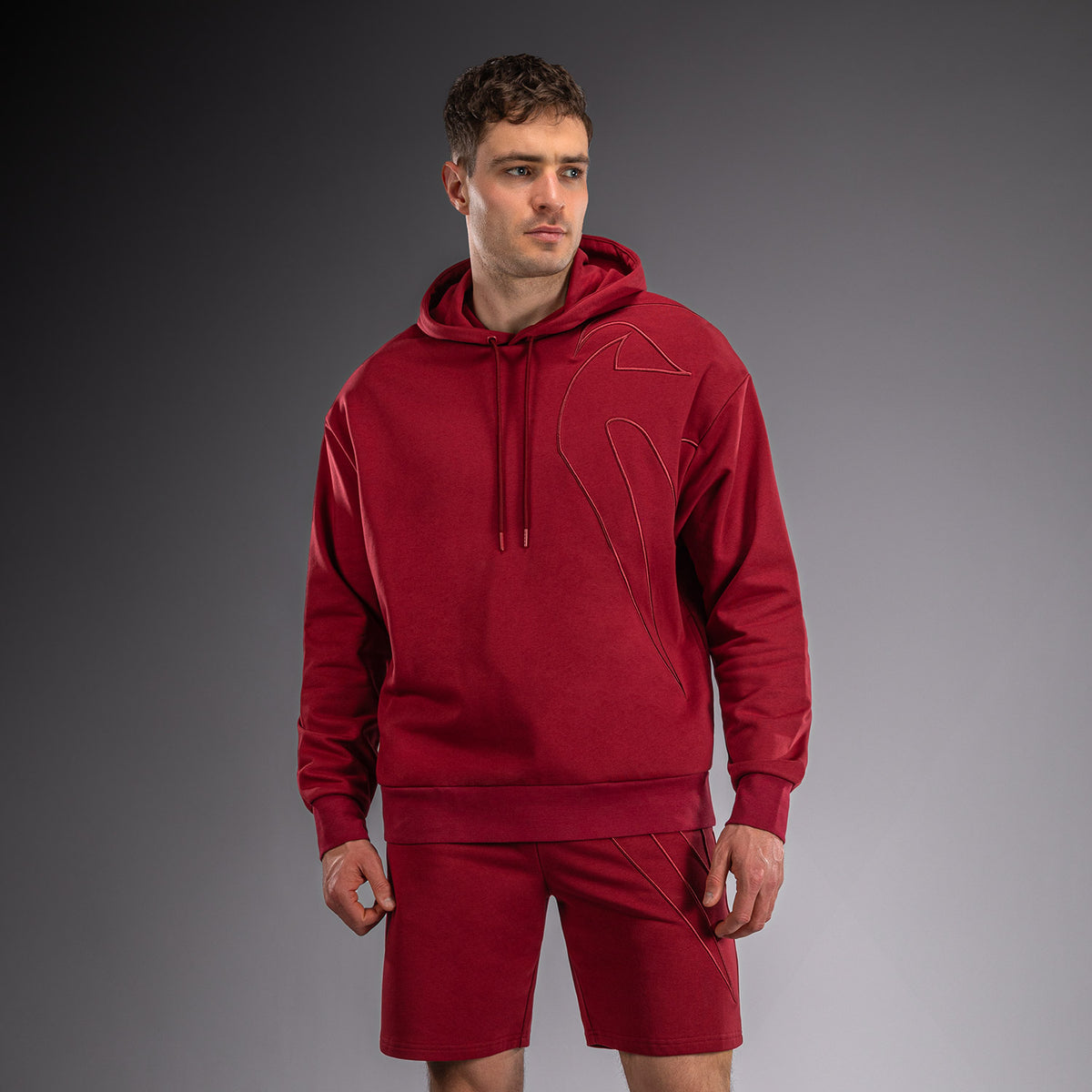Venum Giant 3D Felpa con Cappuccio - Rosso