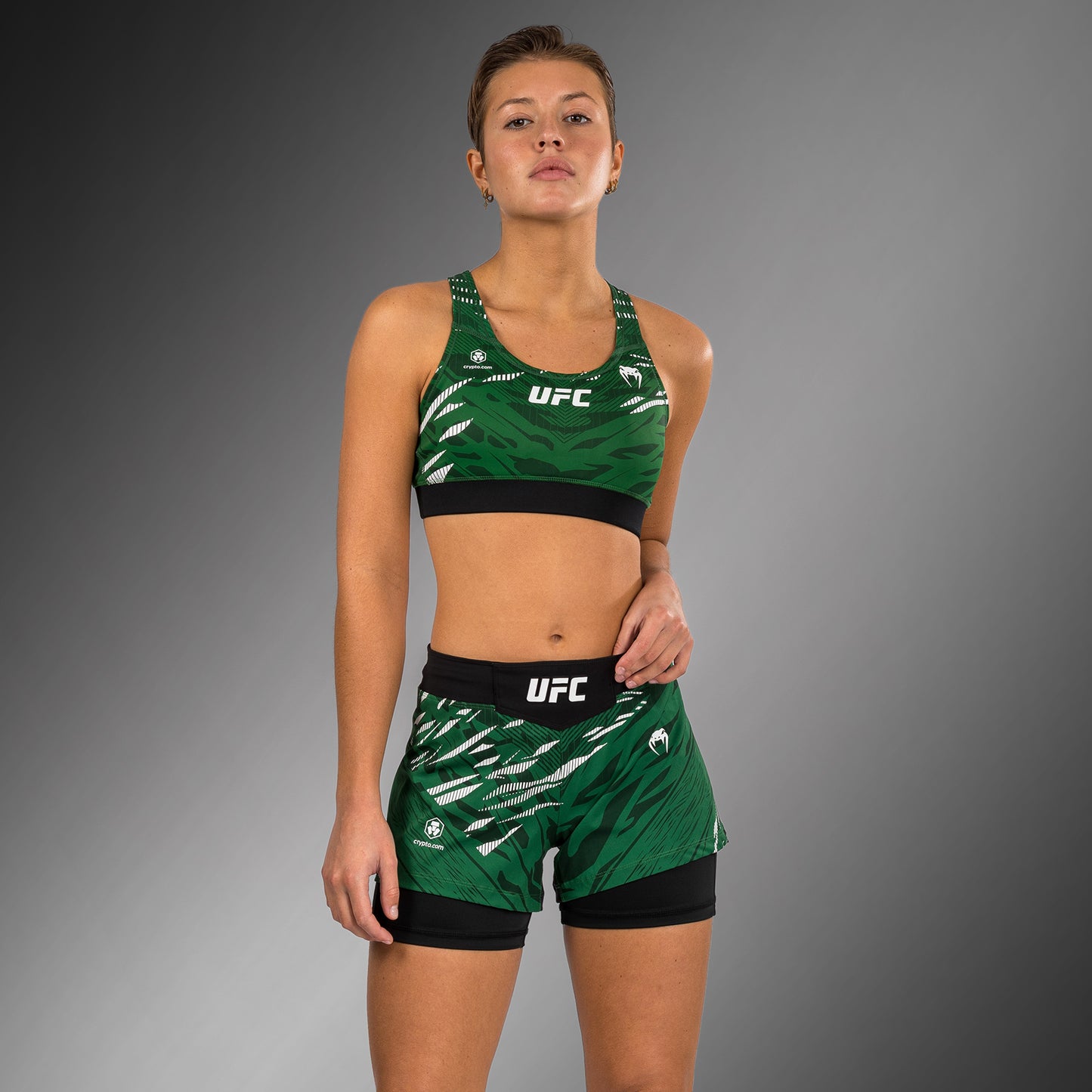 UFC Fusion by Venum Authentic Fight Night Shorts da Lotta per Donna - Verde