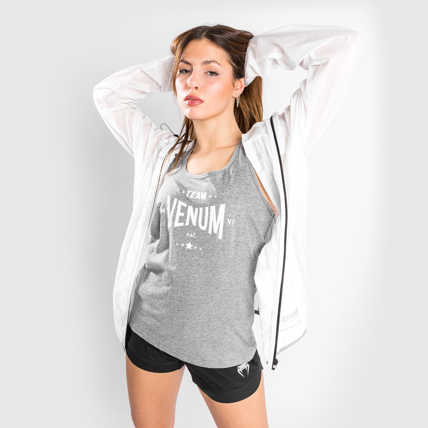 Canotta Venum Team 2.0 - Donna - Grigio chiaro