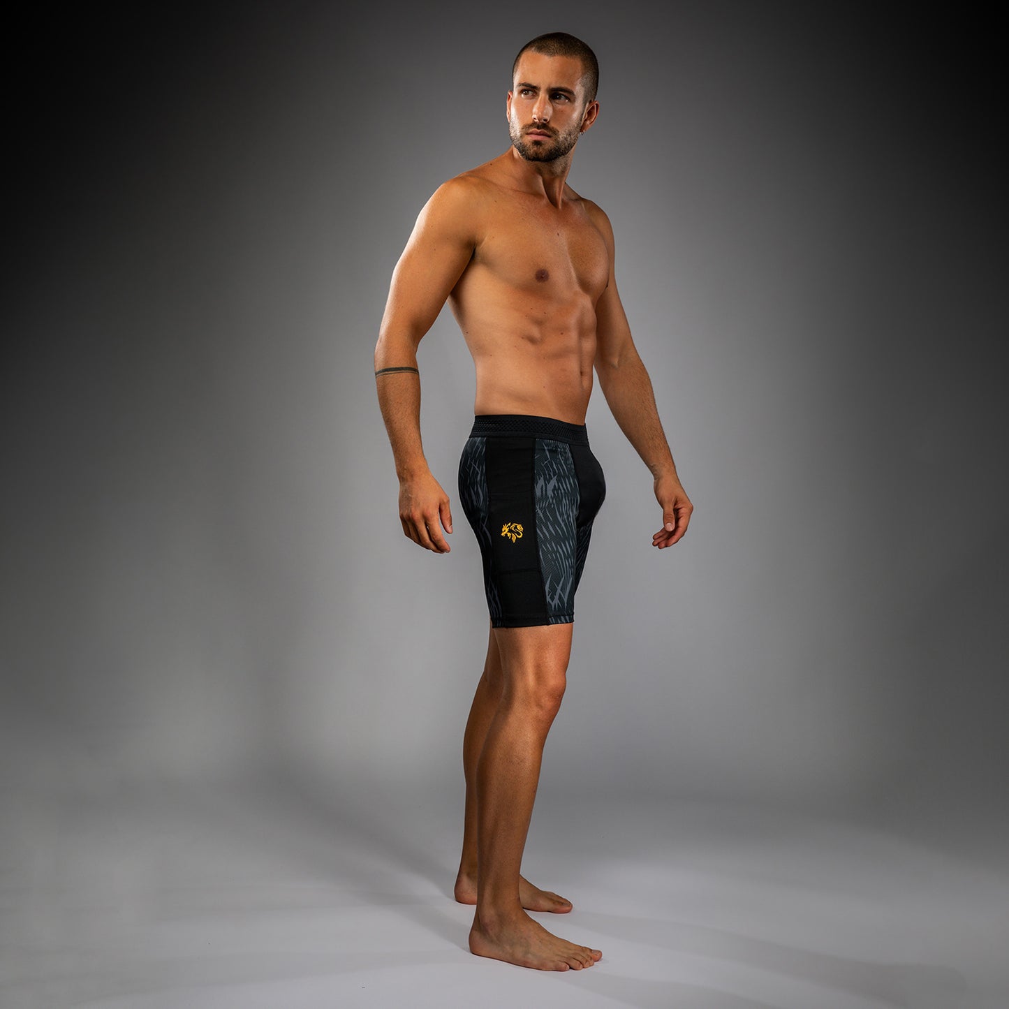 Venum x Chimaev Pantaloncini Vale Tudo - Nero/Grigio