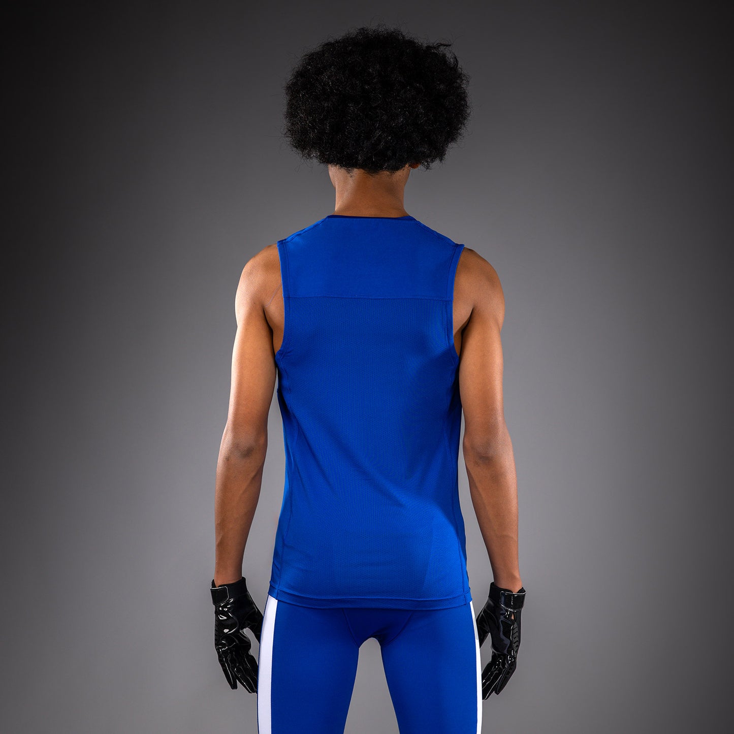 Venum Elite Football Maglietta a Compressione Senza Maniche Da Calcio per Bambini - Blu Reale