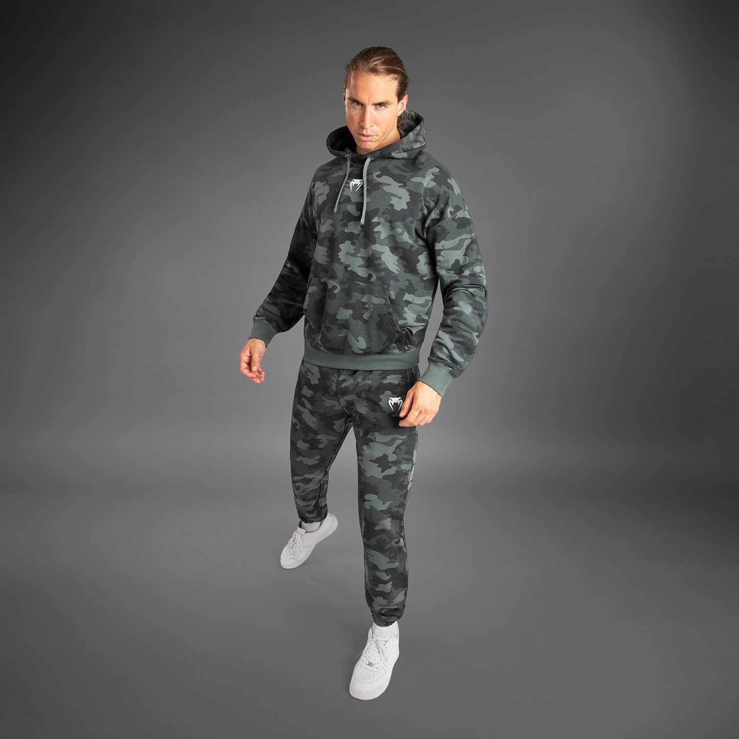Venum Vortex XL Felpa con cappuccio da Uomo - Camo Kaki