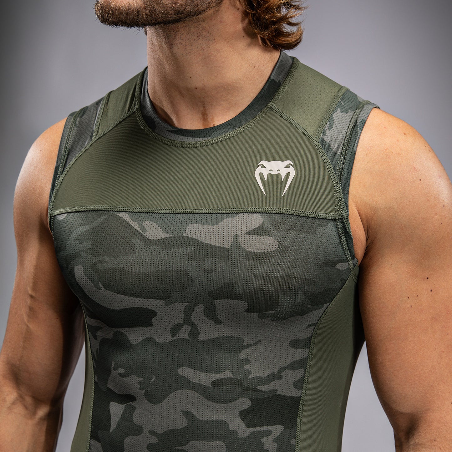 Venum G-Fit Air Rashguard Senza Maniche - Camo Esercito