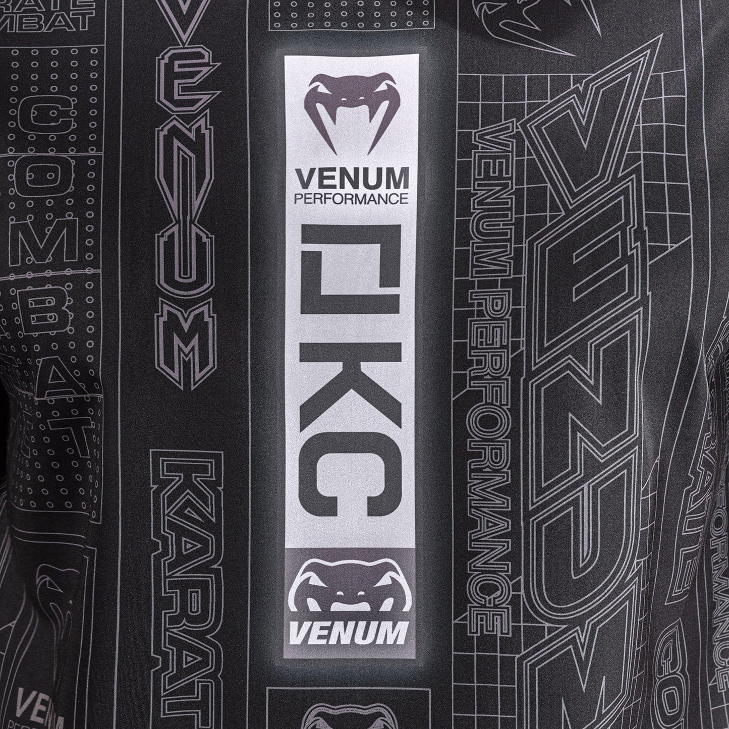 Karate Combat by Venum Maglietta Dry Tech – Nero/Grigio