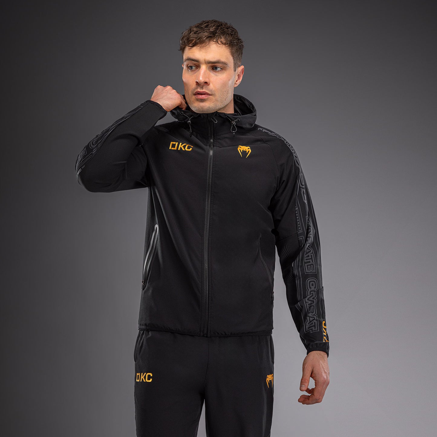 Karate Combat by Venum Giacca da Tuta – Nero/Grigio