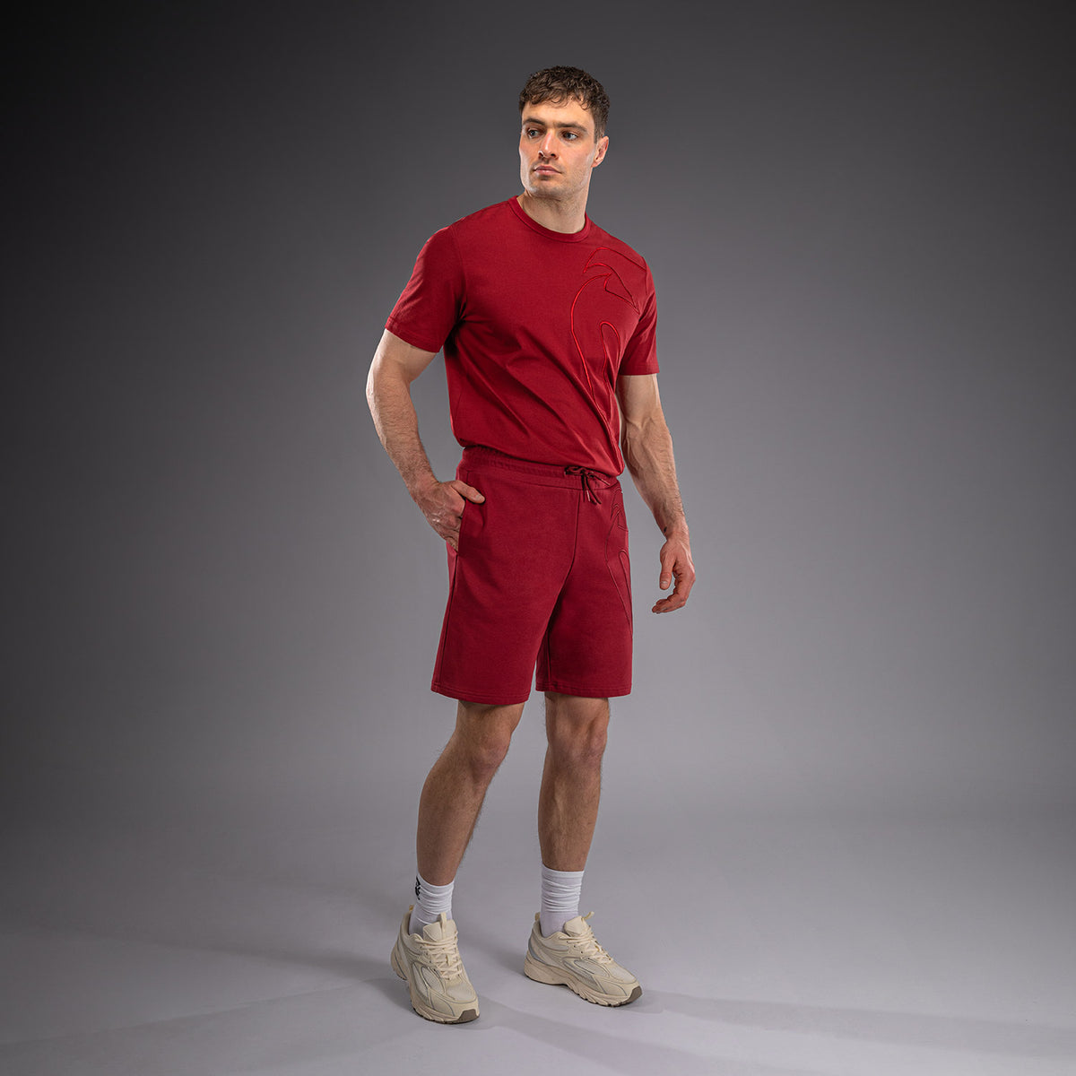 Venum Giant 3D Pantaloncini in Cotone - Rosso