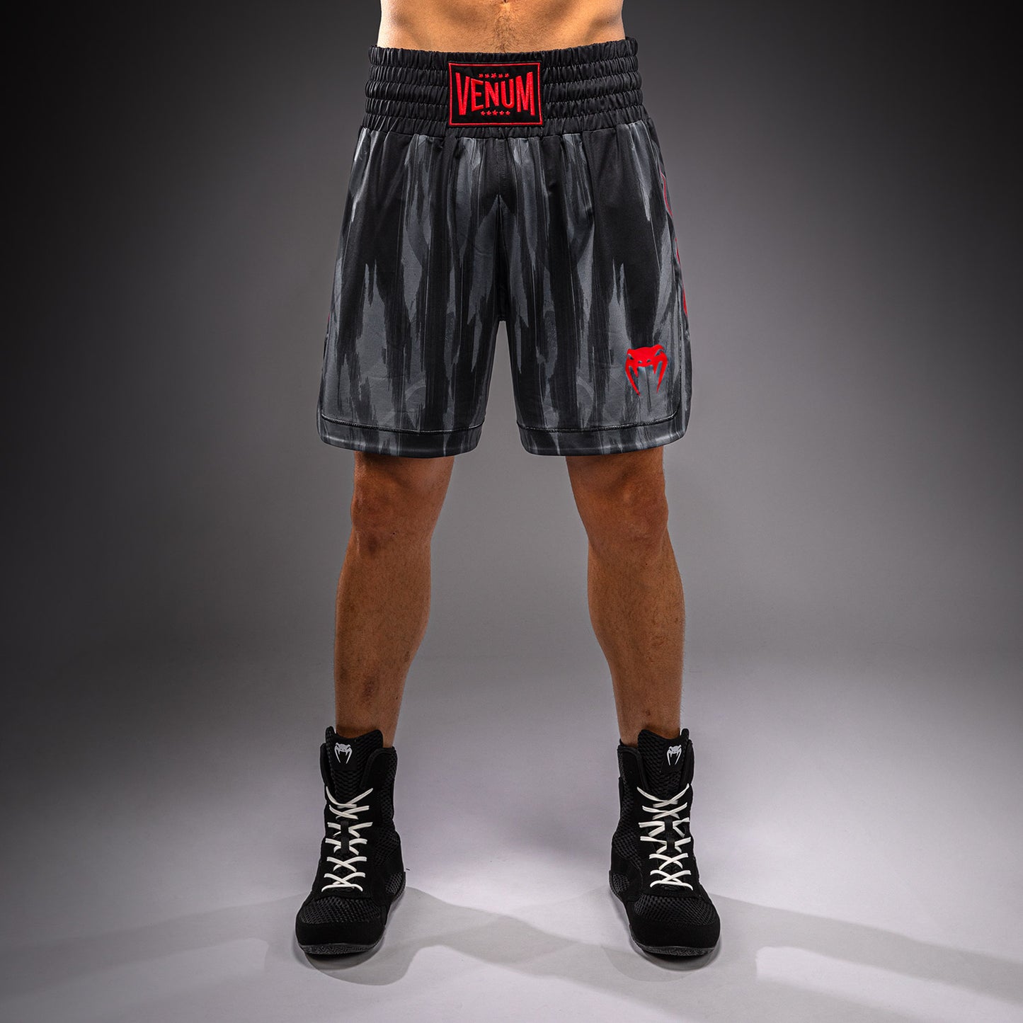 Venum Demon Pantaloncini da Boxe - Nero/Grigio