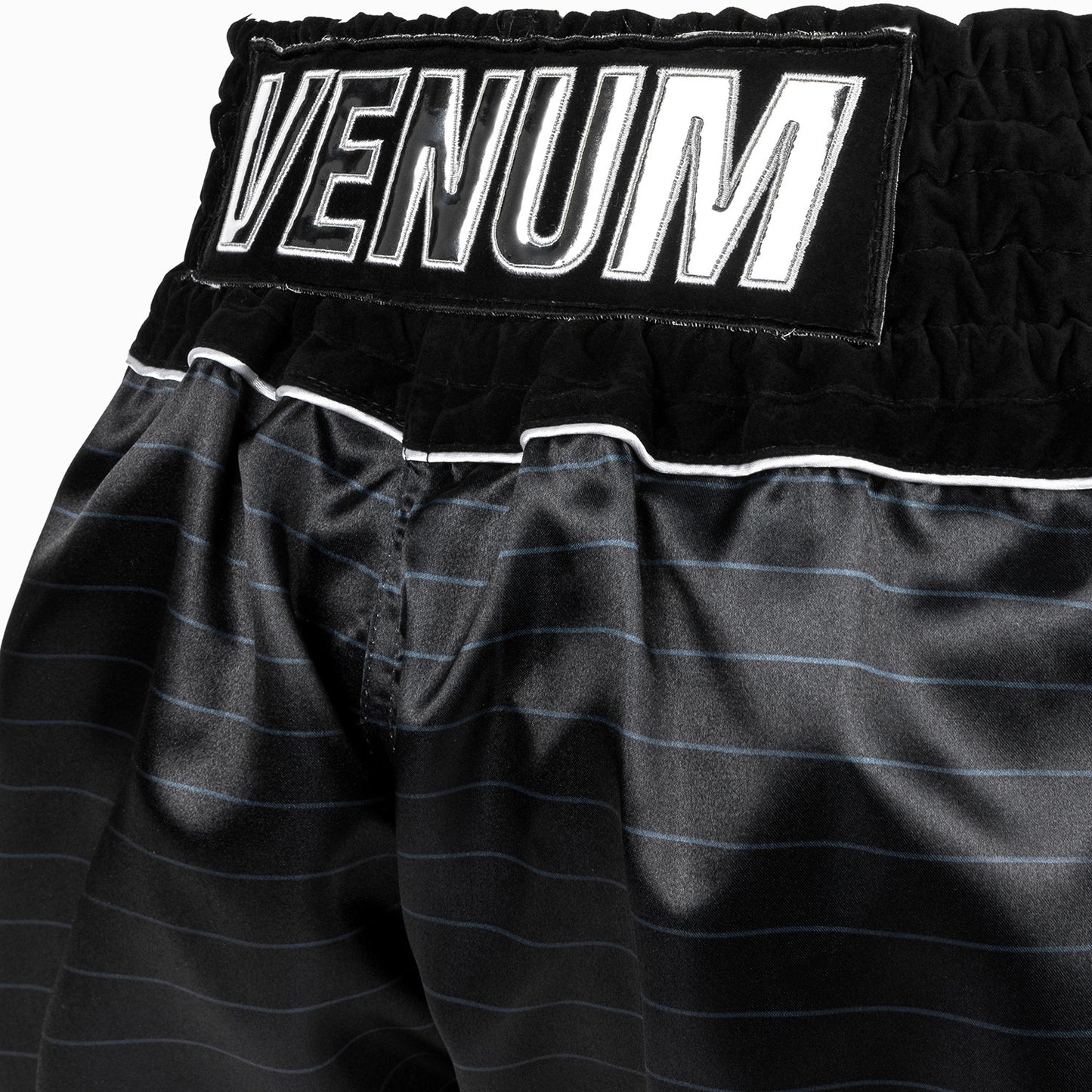 Venum Attack Pantaloncini da Muay Thai - Nero/Argento