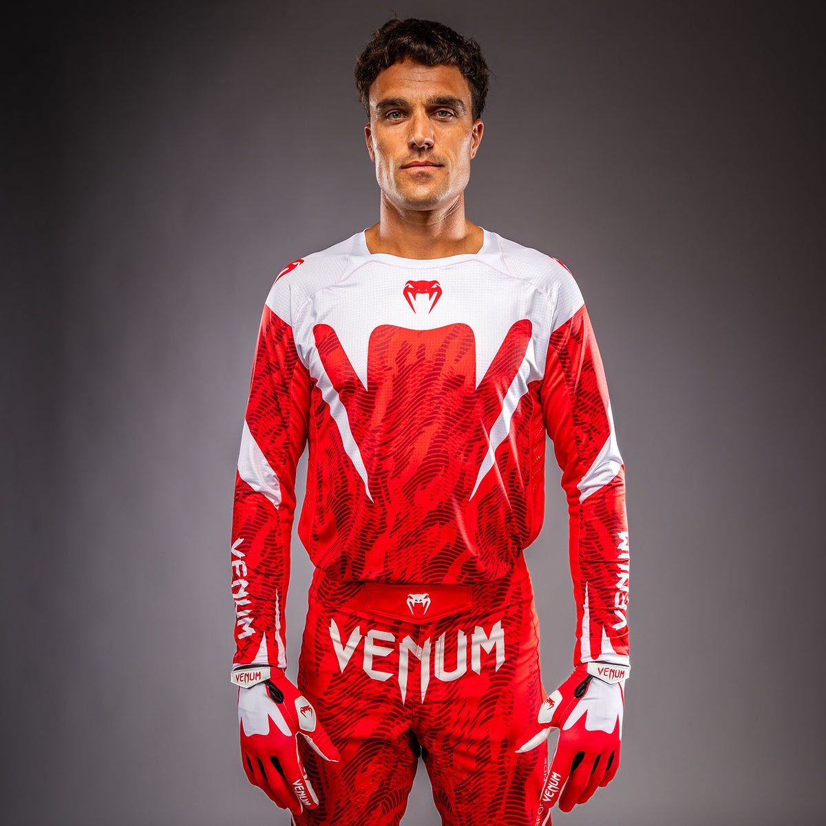 Venum MX Elite Maglia da Motorsports - Rosso