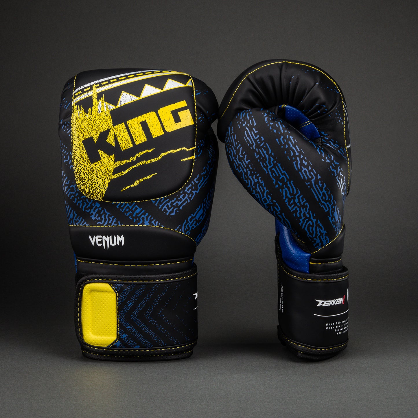 Venum x TEKKEN 8 Guantoni da Boxe - King - Nero/Giallo