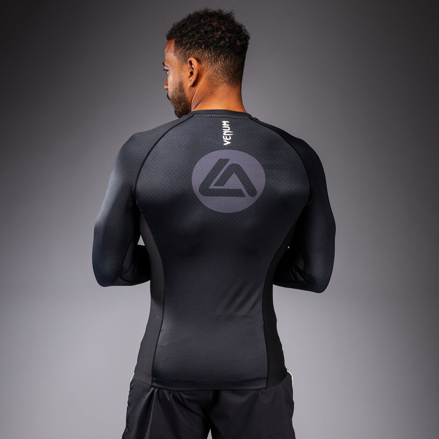 Venum x Roger Gracie Academy Rashguard a Maniche Lunghe - Nero