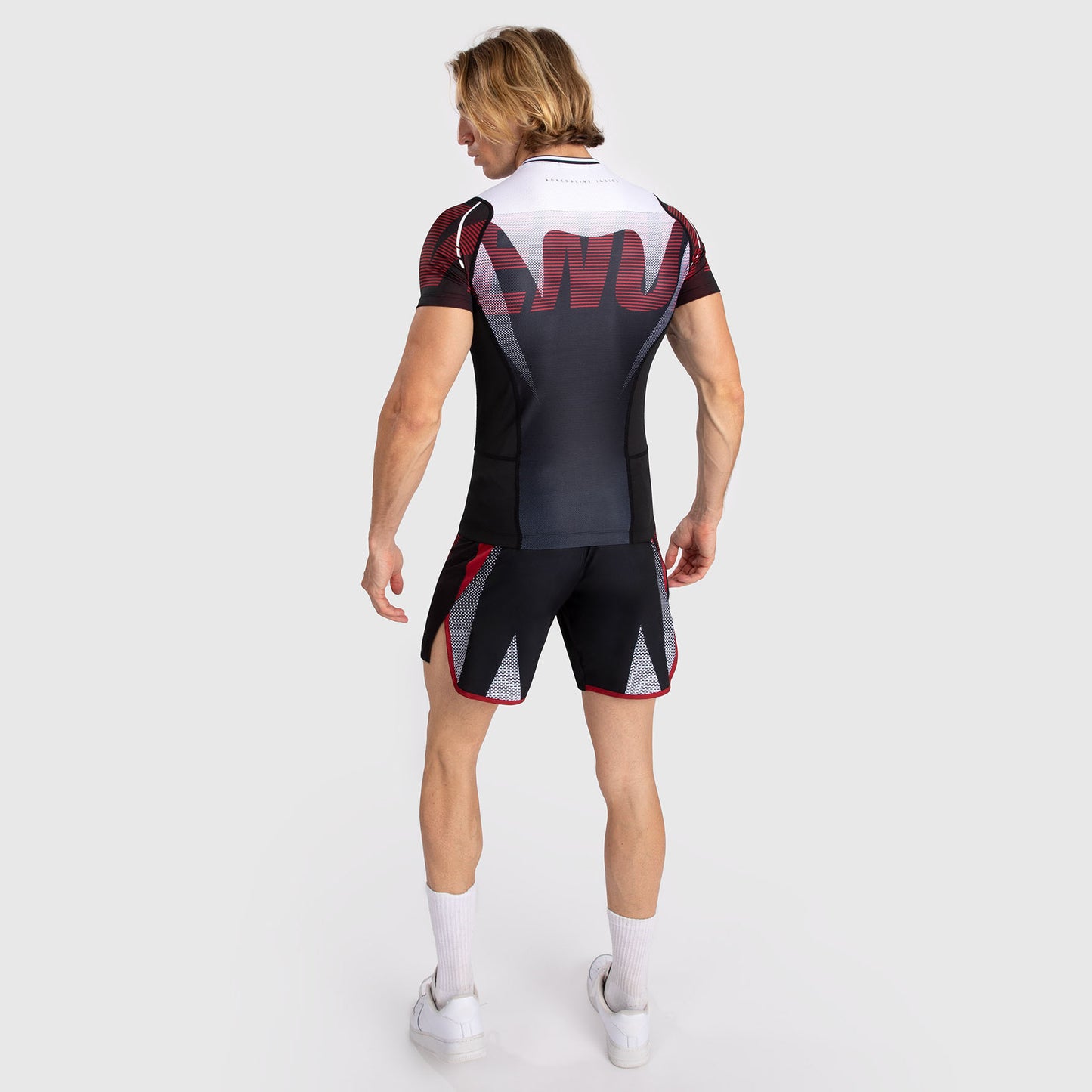Venum Adrenaline Rashguard a Maniche Corte da Uomo - Red
