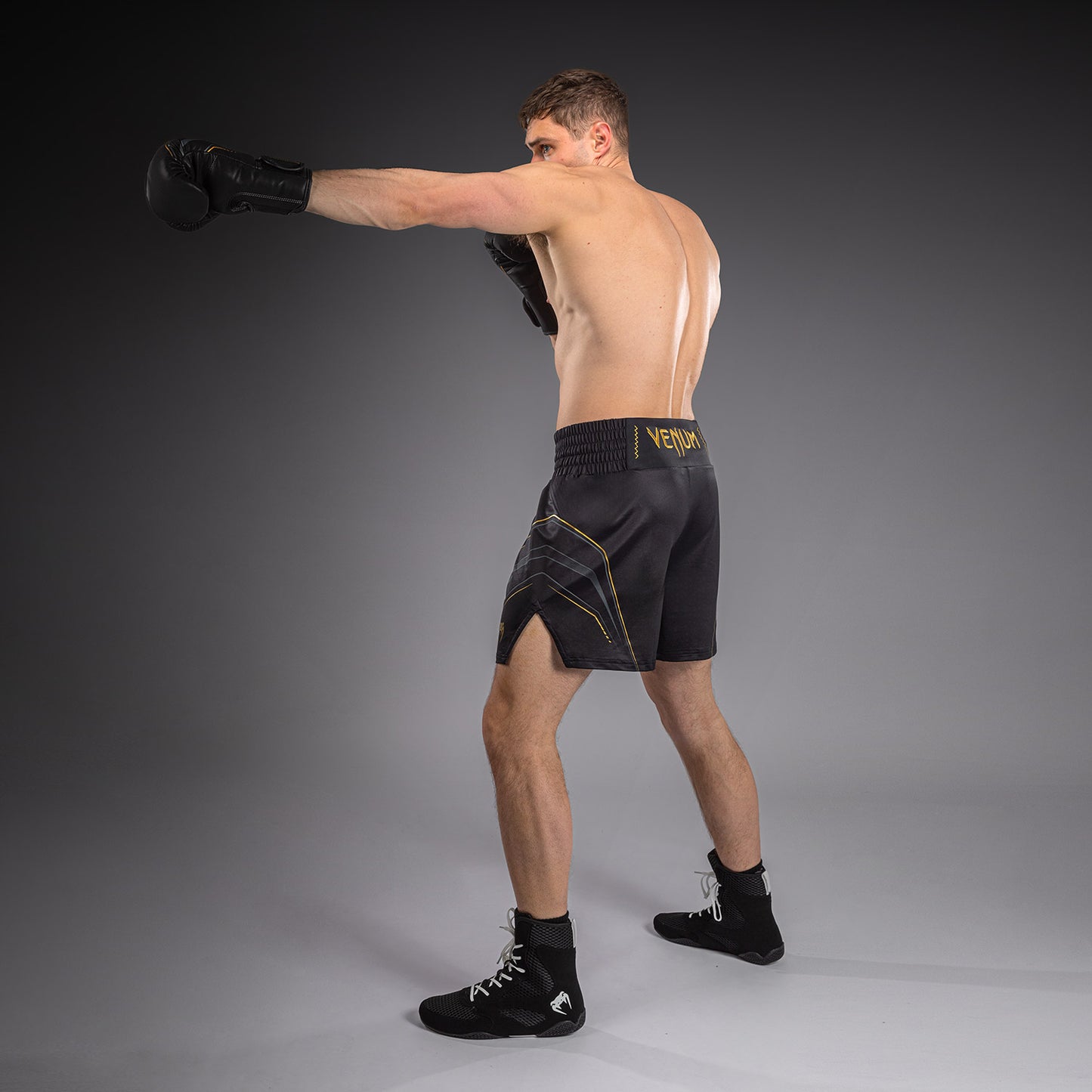 Venum Streamline Pantaloncini da Boxe – Nero/Oro