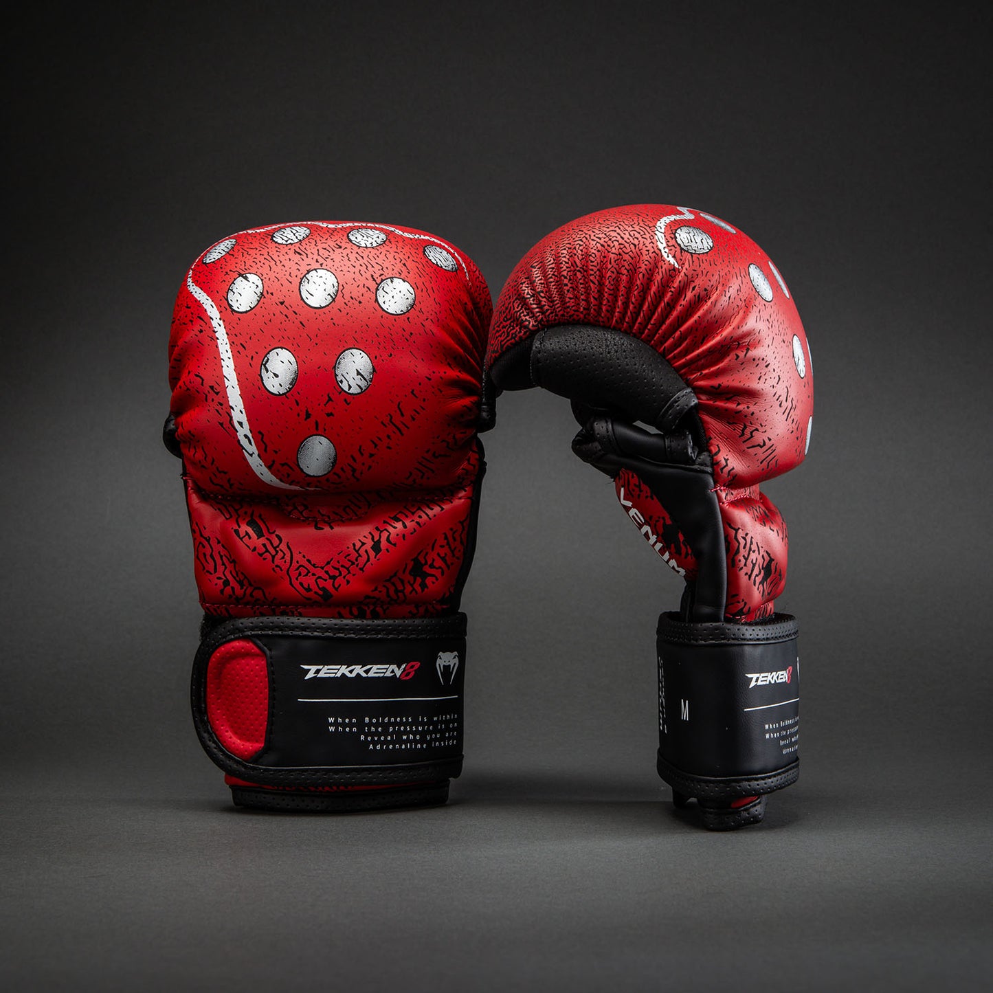 Venum x TEKKEN 8 Kazuya Guantoni da Sparring - Rosso/Nero