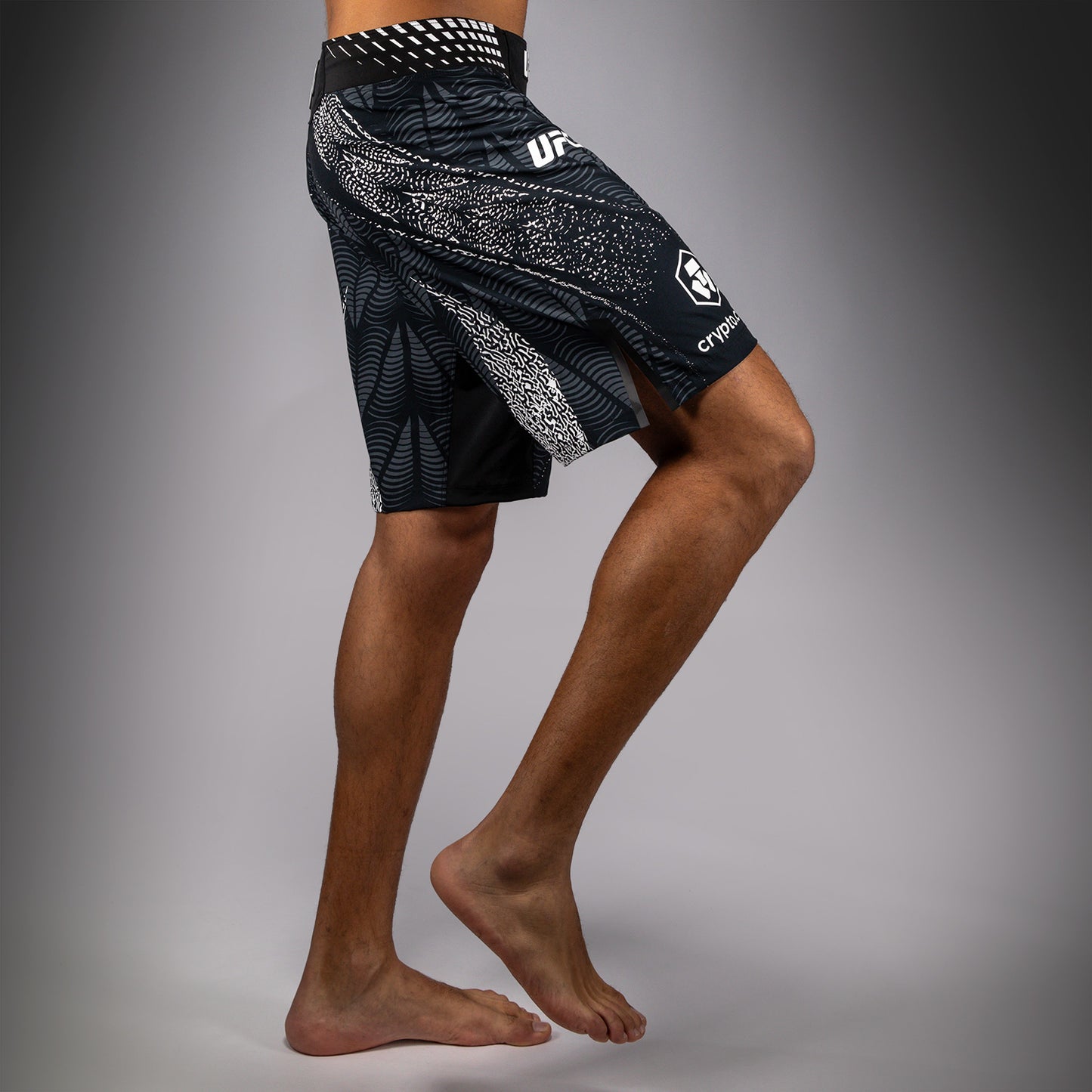 UFC Zenith by Venum Authentic Fight Night Pantaloncini da combattimento Fit lungo Uomo Personalizzato - Nero