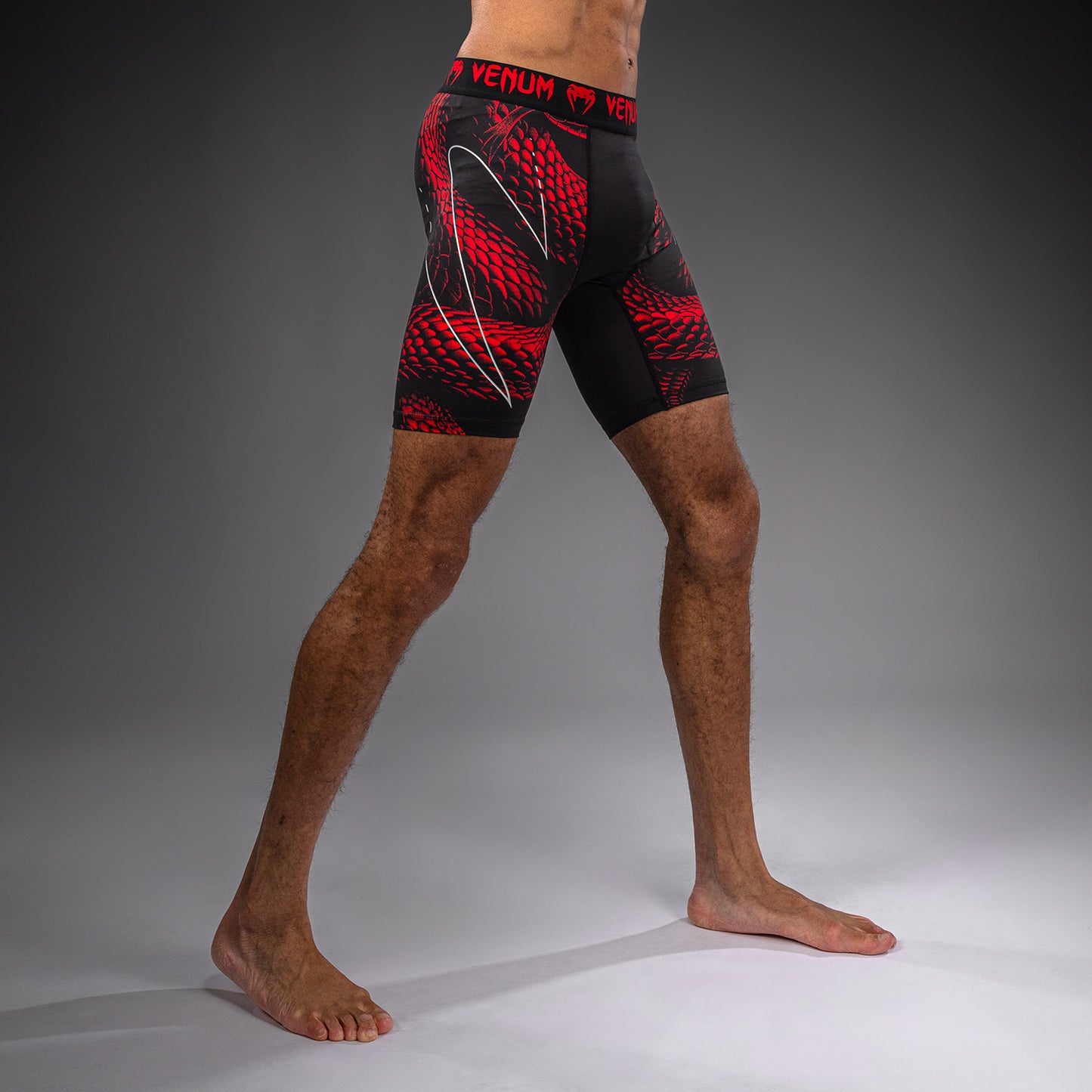 Venum Matupa Pantaloncini a Compressione - Nero/Rosso/Argento